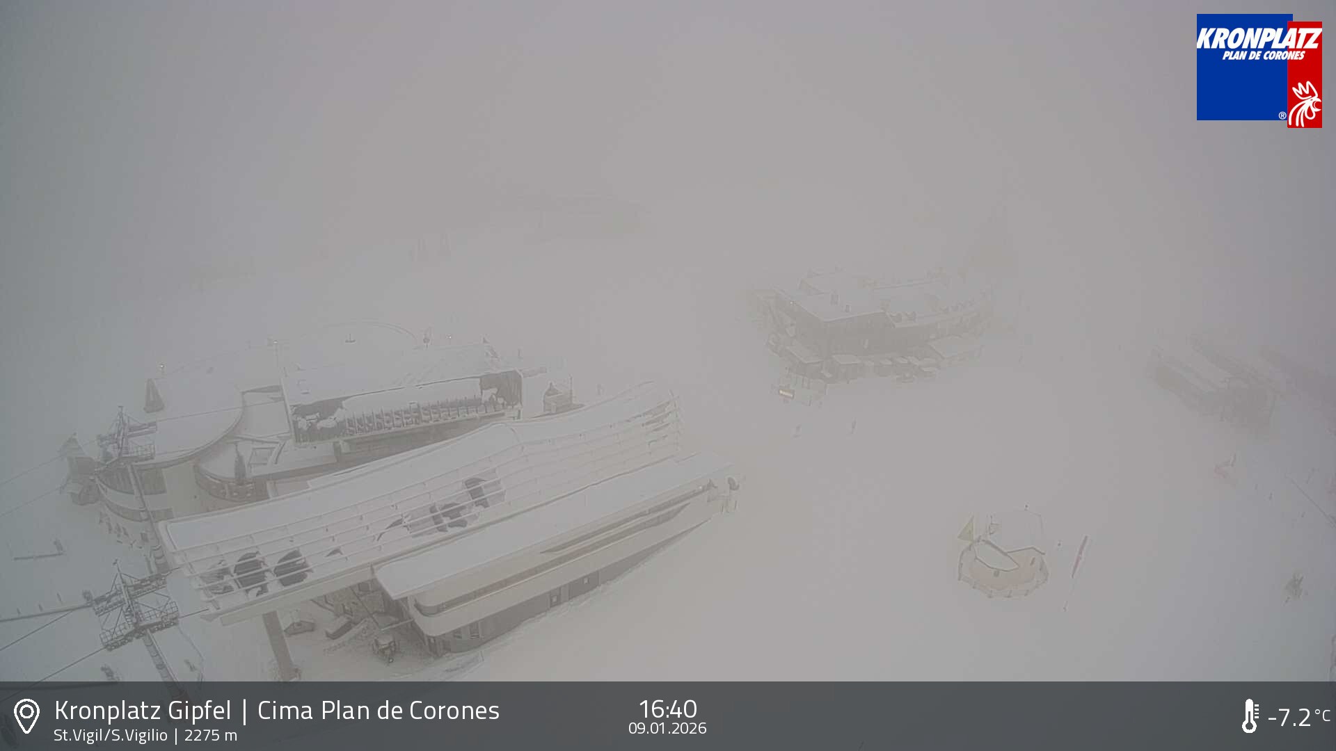 Archiv Foto Webcam Kronplatz - St. Vigil, Südtirol