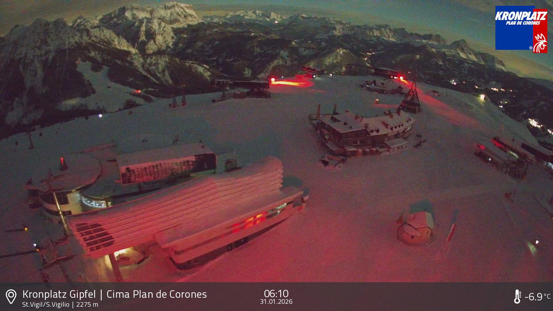 Archiv Foto Webcam Kronplatz - St. Vigil, Südtirol