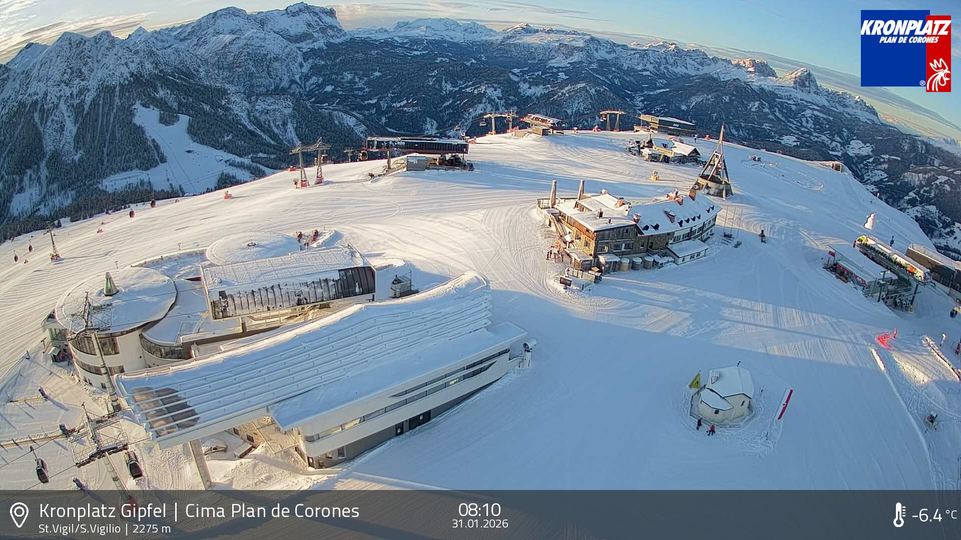 Archiv Foto Webcam Kronplatz - St. Vigil, Südtirol