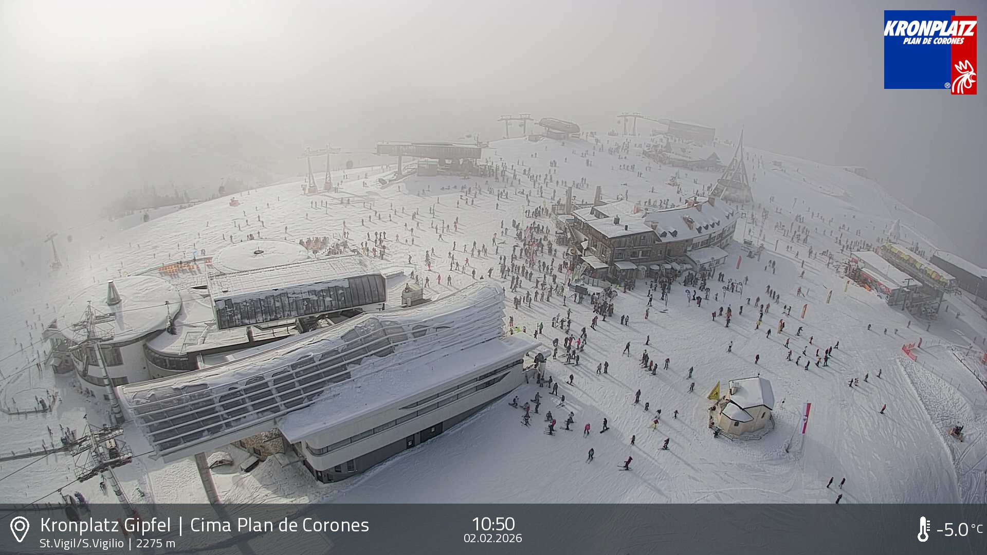 Archiv Foto Webcam Kronplatz - St. Vigil, Südtirol