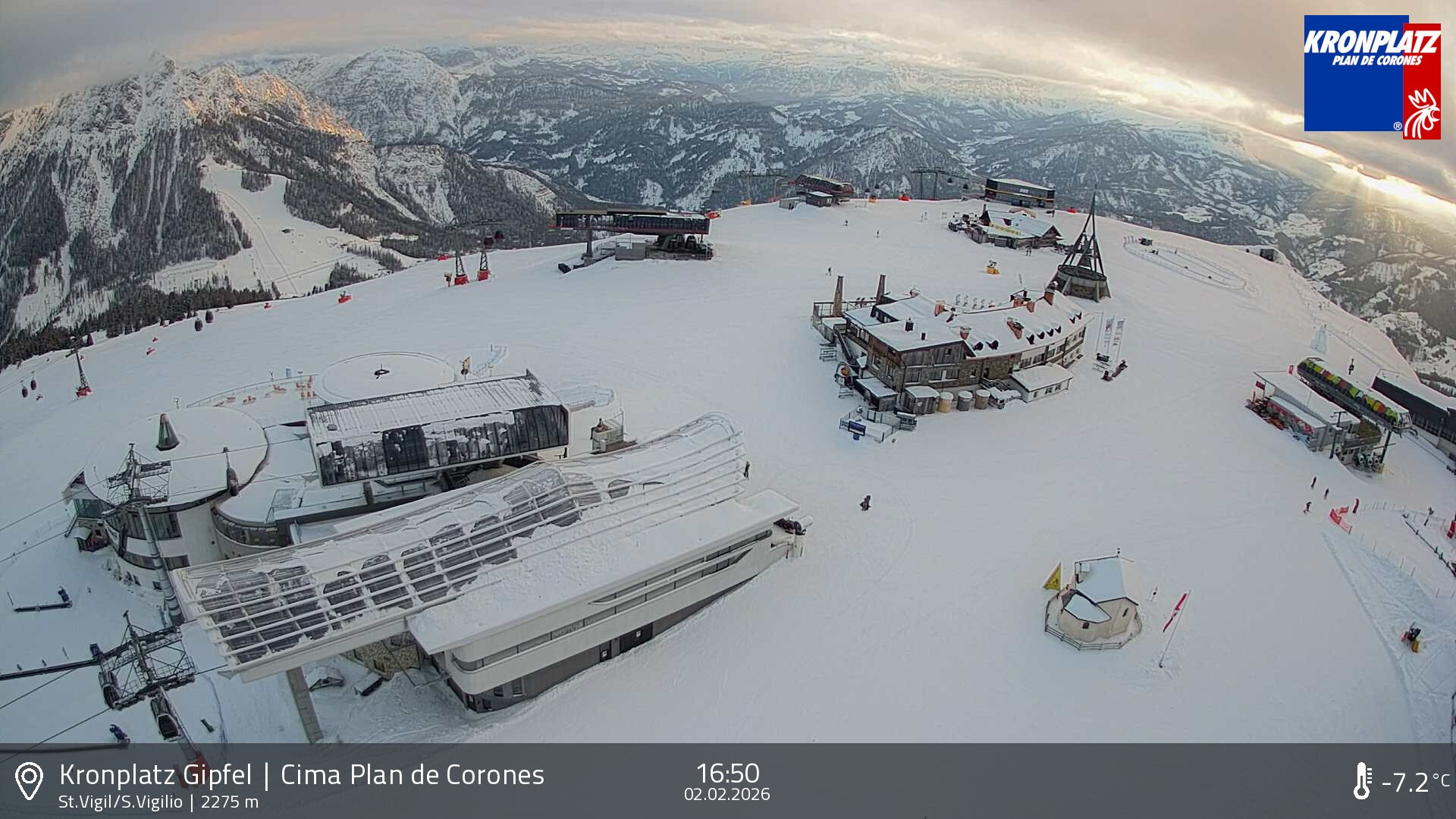 Archiv Foto Webcam Kronplatz - St. Vigil, Südtirol