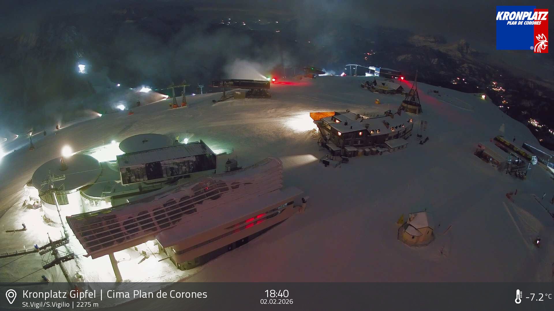 Archiv Foto Webcam Kronplatz - St. Vigil, Südtirol