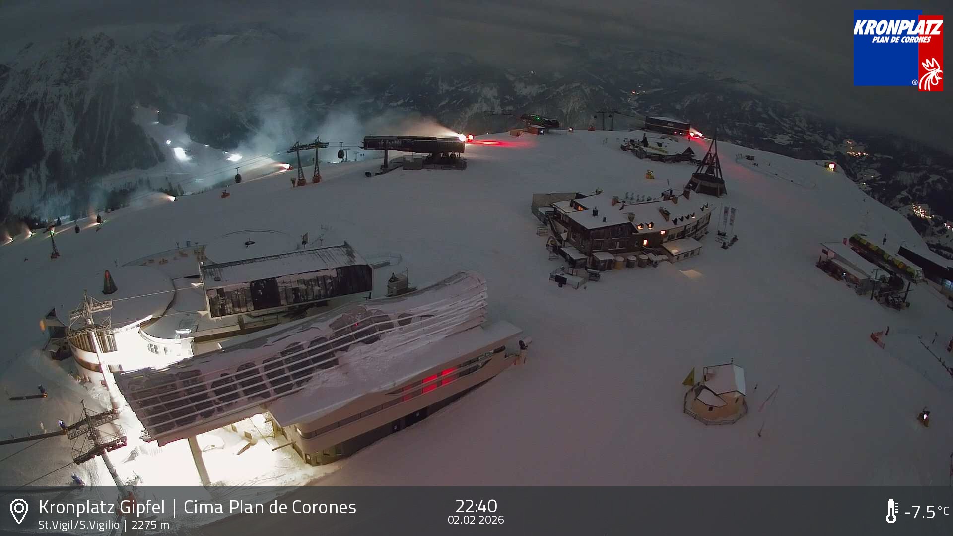 Archiv Foto Webcam Kronplatz - St. Vigil, Südtirol