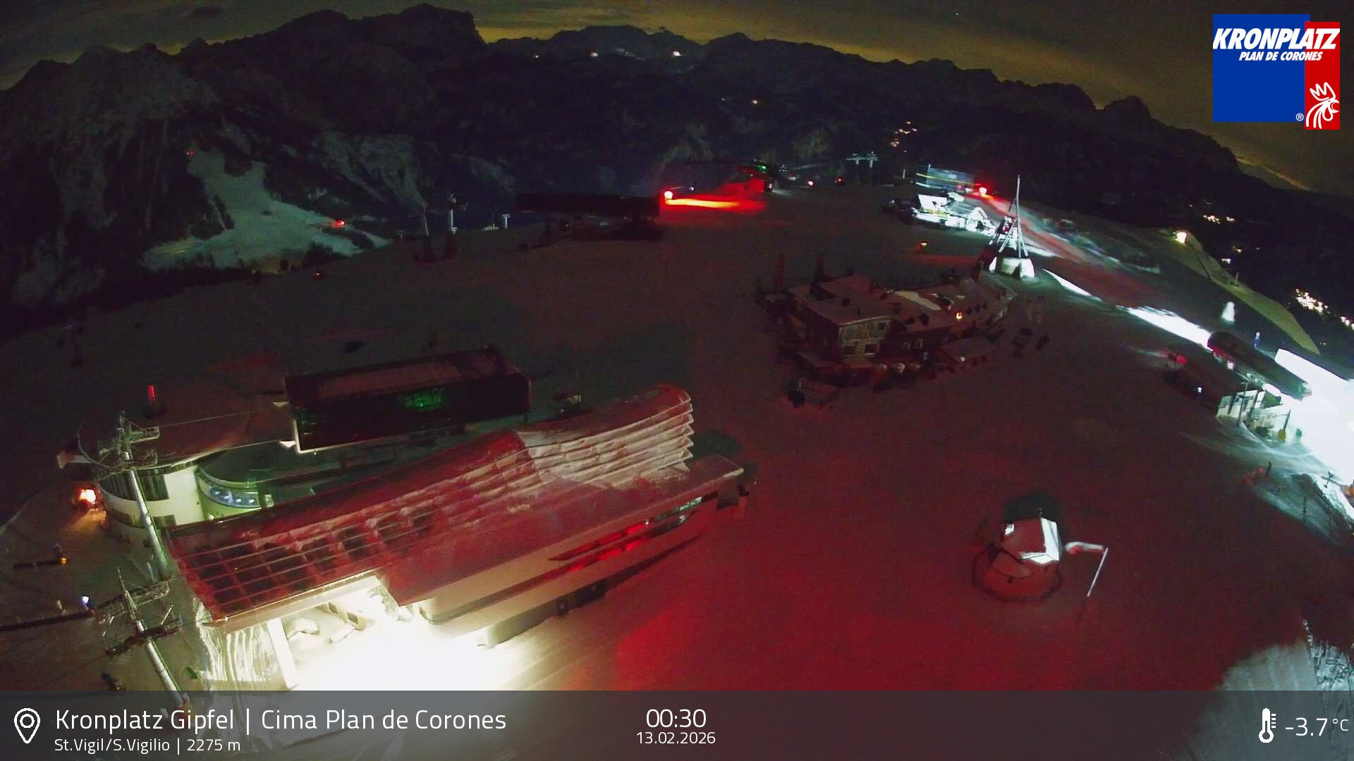 Archiv Foto Webcam Kronplatz - St. Vigil, Südtirol