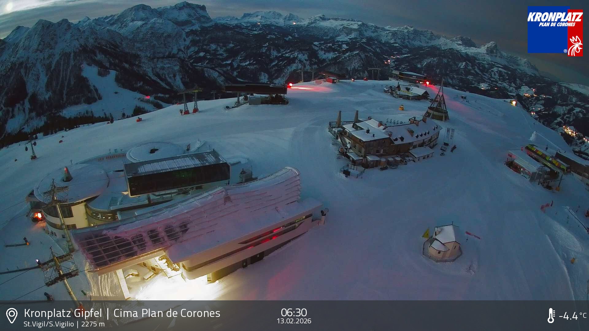 Archiv Foto Webcam Kronplatz - St. Vigil, Südtirol