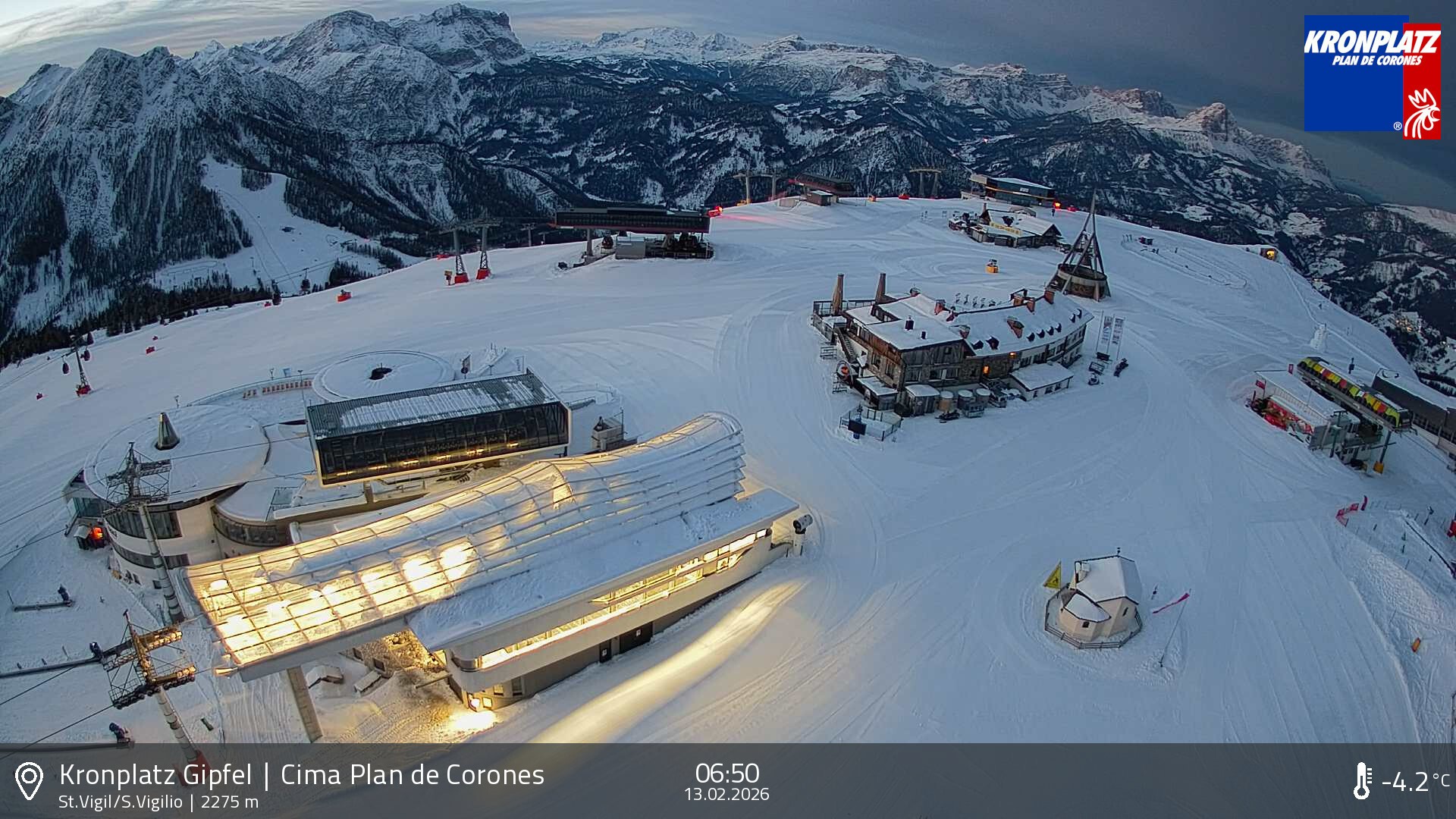 Archiv Foto Webcam Kronplatz - St. Vigil, Südtirol