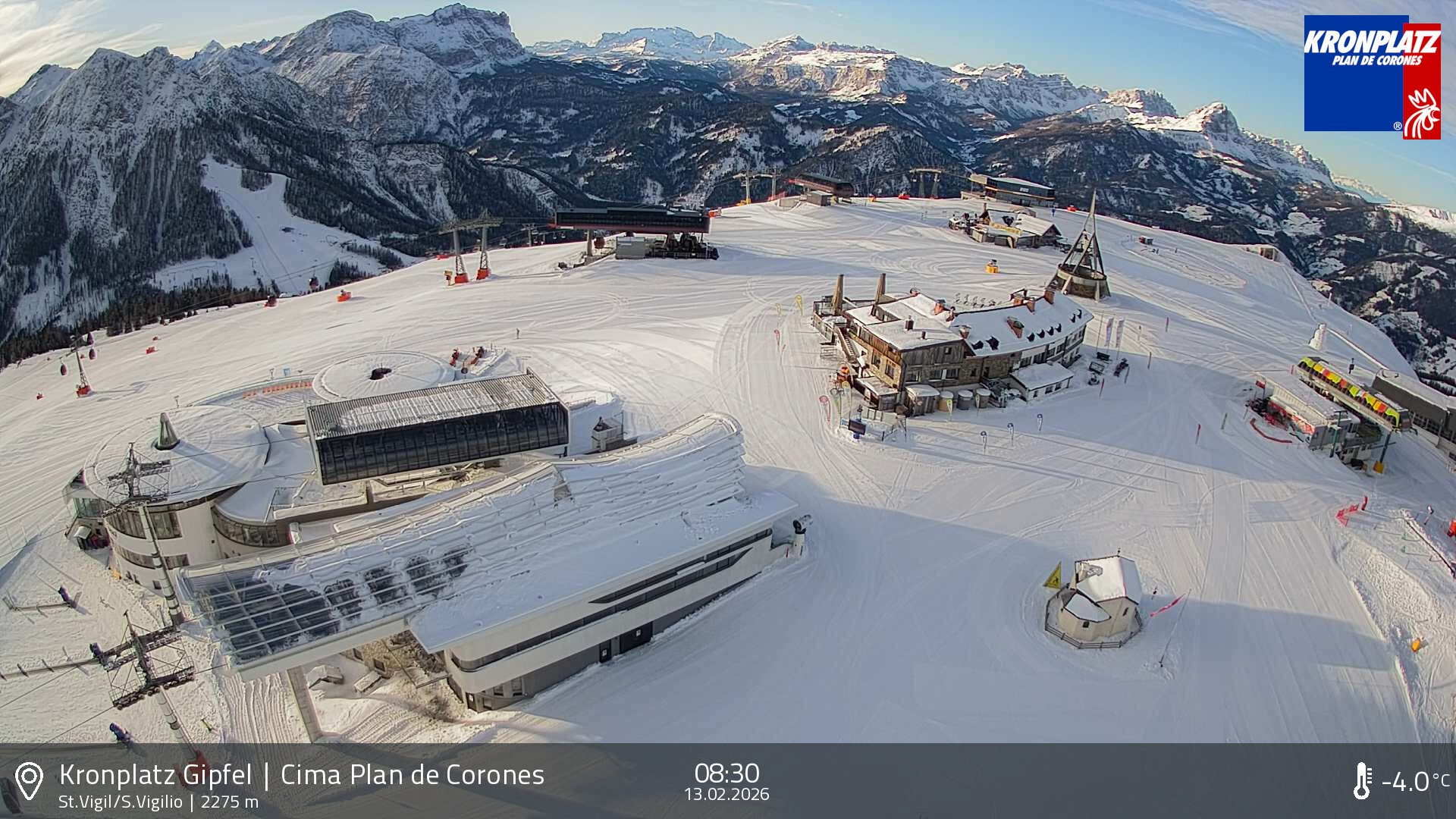 Archiv Foto Webcam Kronplatz - St. Vigil, Südtirol