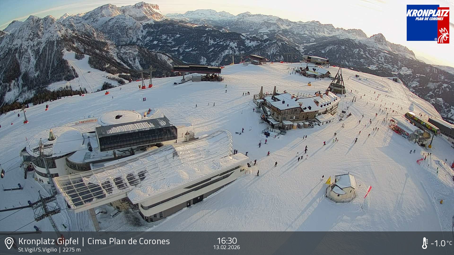 Archiv Foto Webcam Kronplatz - St. Vigil, Südtirol