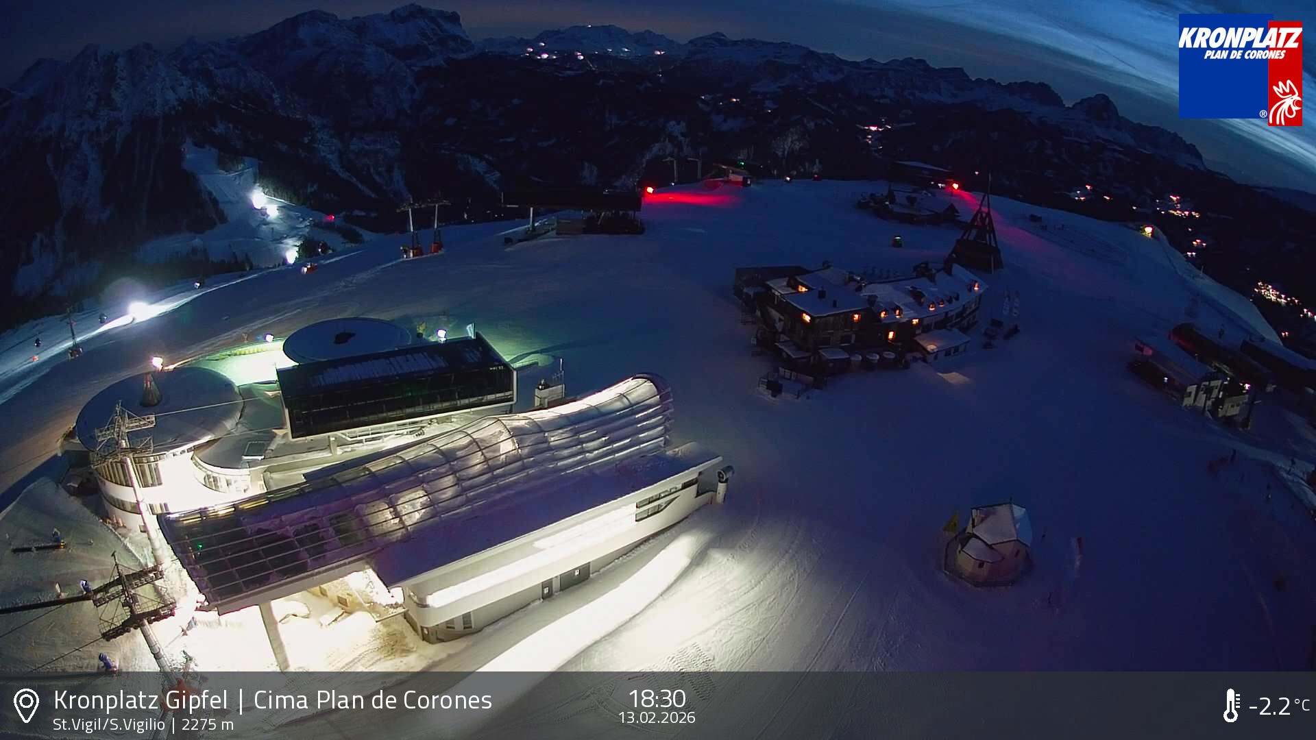 Archiv Foto Webcam Kronplatz - St. Vigil, Südtirol