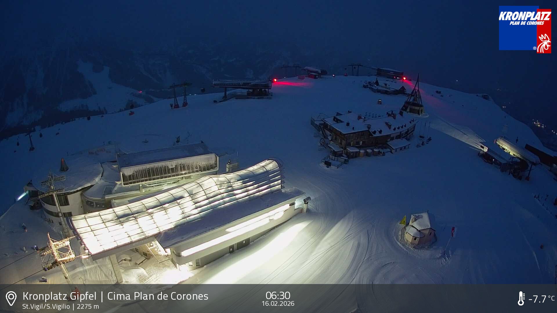 Archiv Foto Webcam Kronplatz - St. Vigil, Südtirol