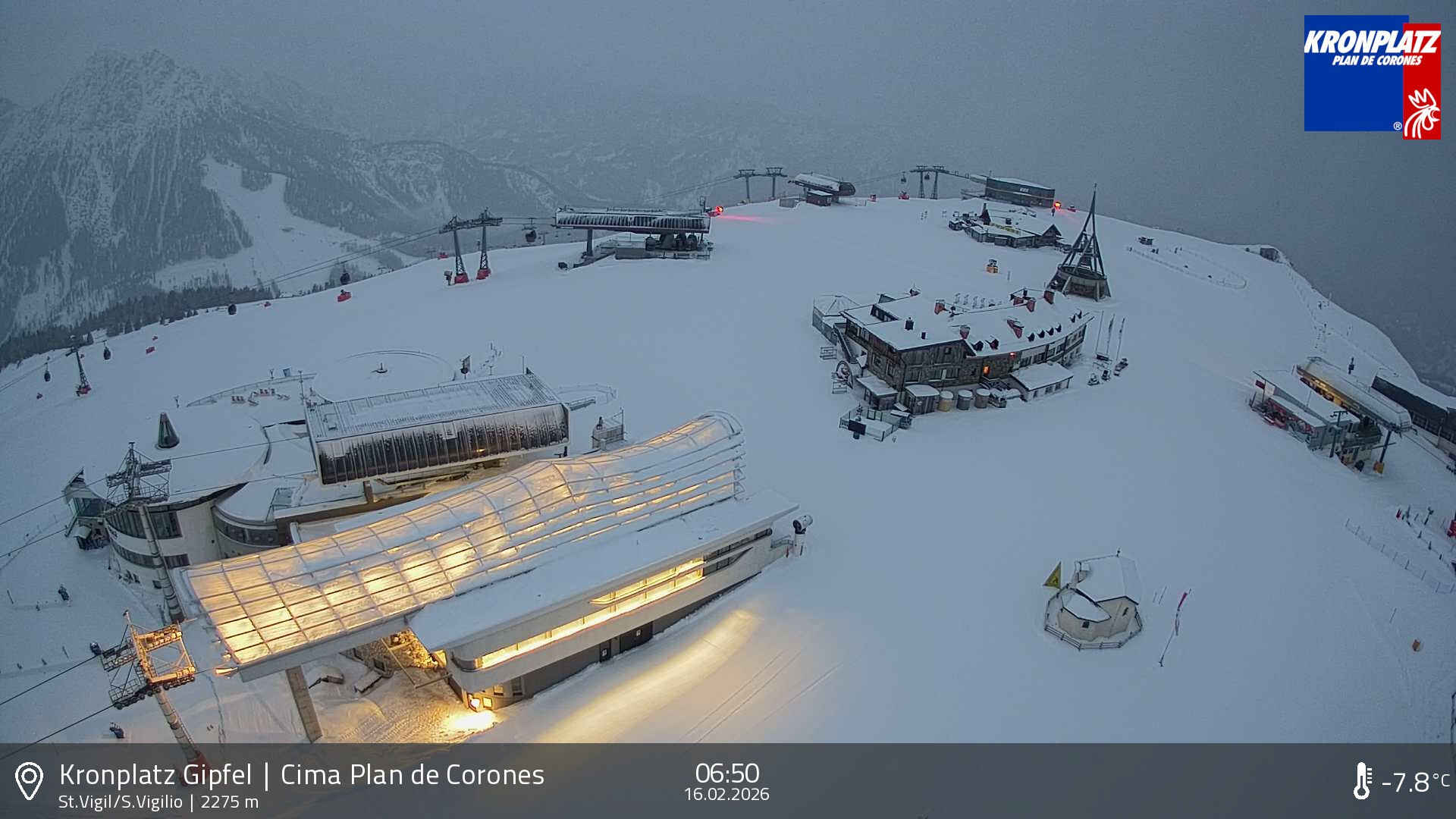 Archiv Foto Webcam Kronplatz - St. Vigil, Südtirol