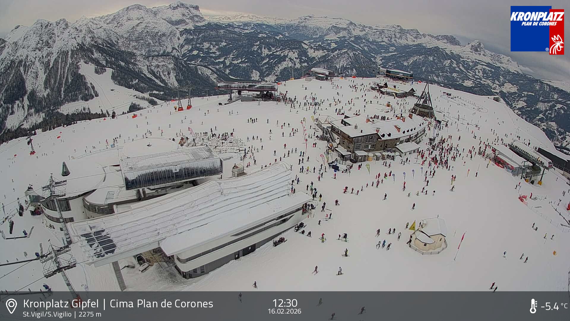 Archiv Foto Webcam Kronplatz - St. Vigil, Südtirol