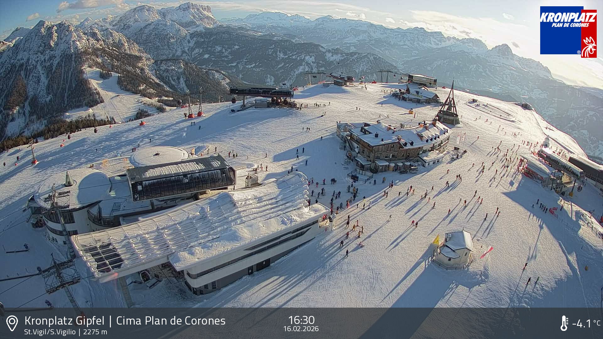 Archiv Foto Webcam Kronplatz - St. Vigil, Südtirol