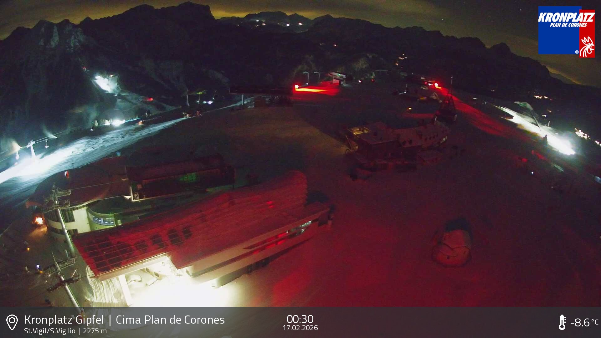 Archiv Foto Webcam Kronplatz - St. Vigil, Südtirol