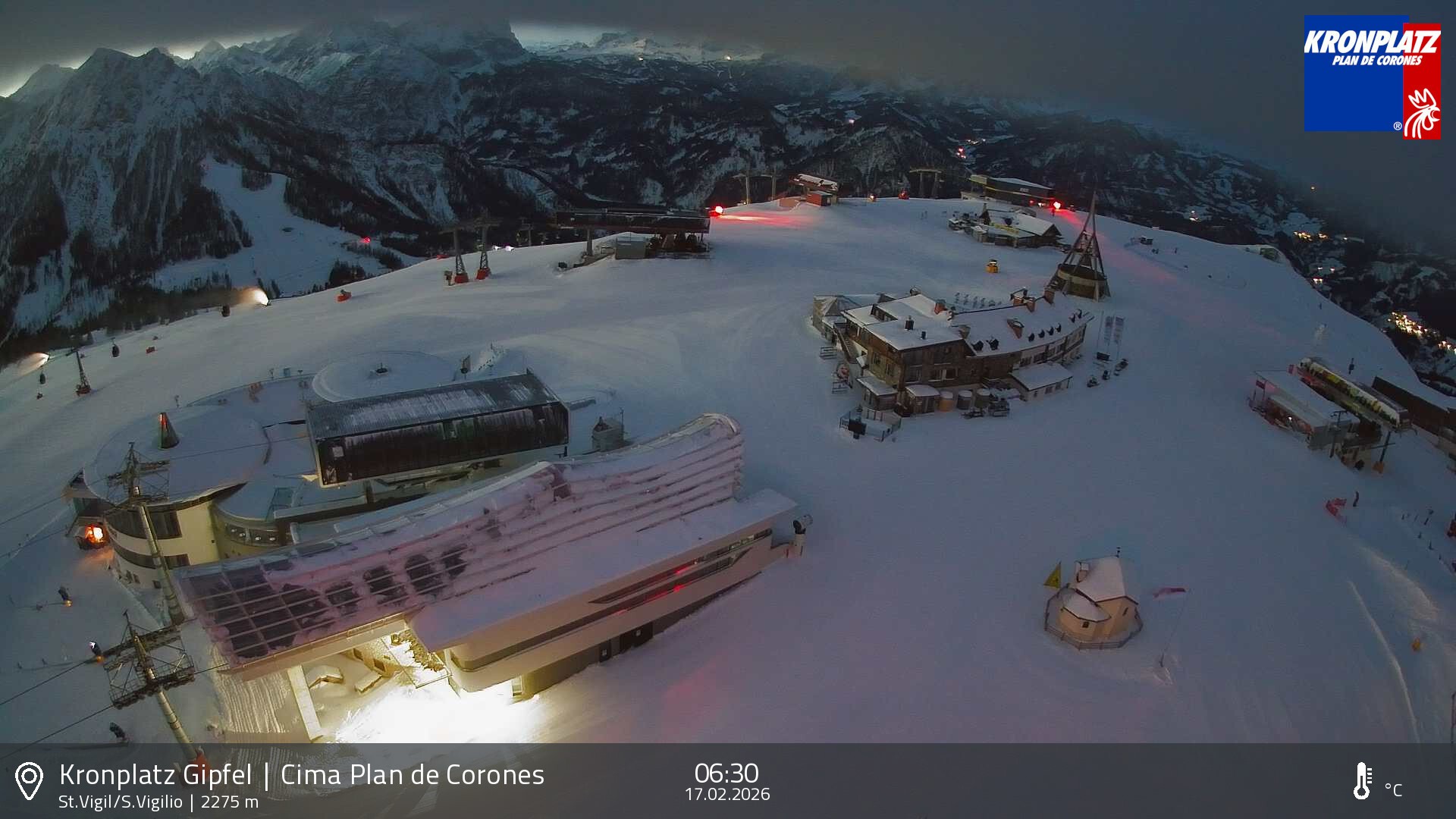 Archiv Foto Webcam Kronplatz - St. Vigil, Südtirol