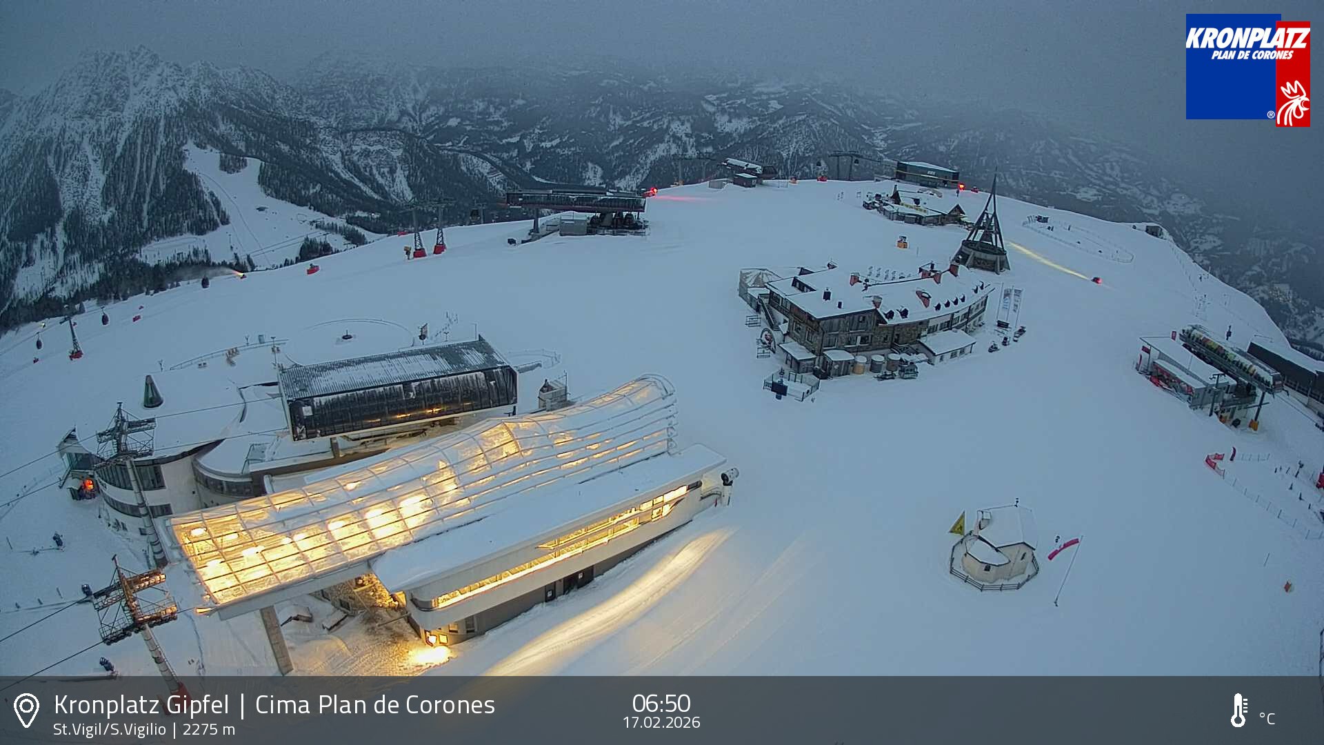 Archiv Foto Webcam Kronplatz - St. Vigil, Südtirol