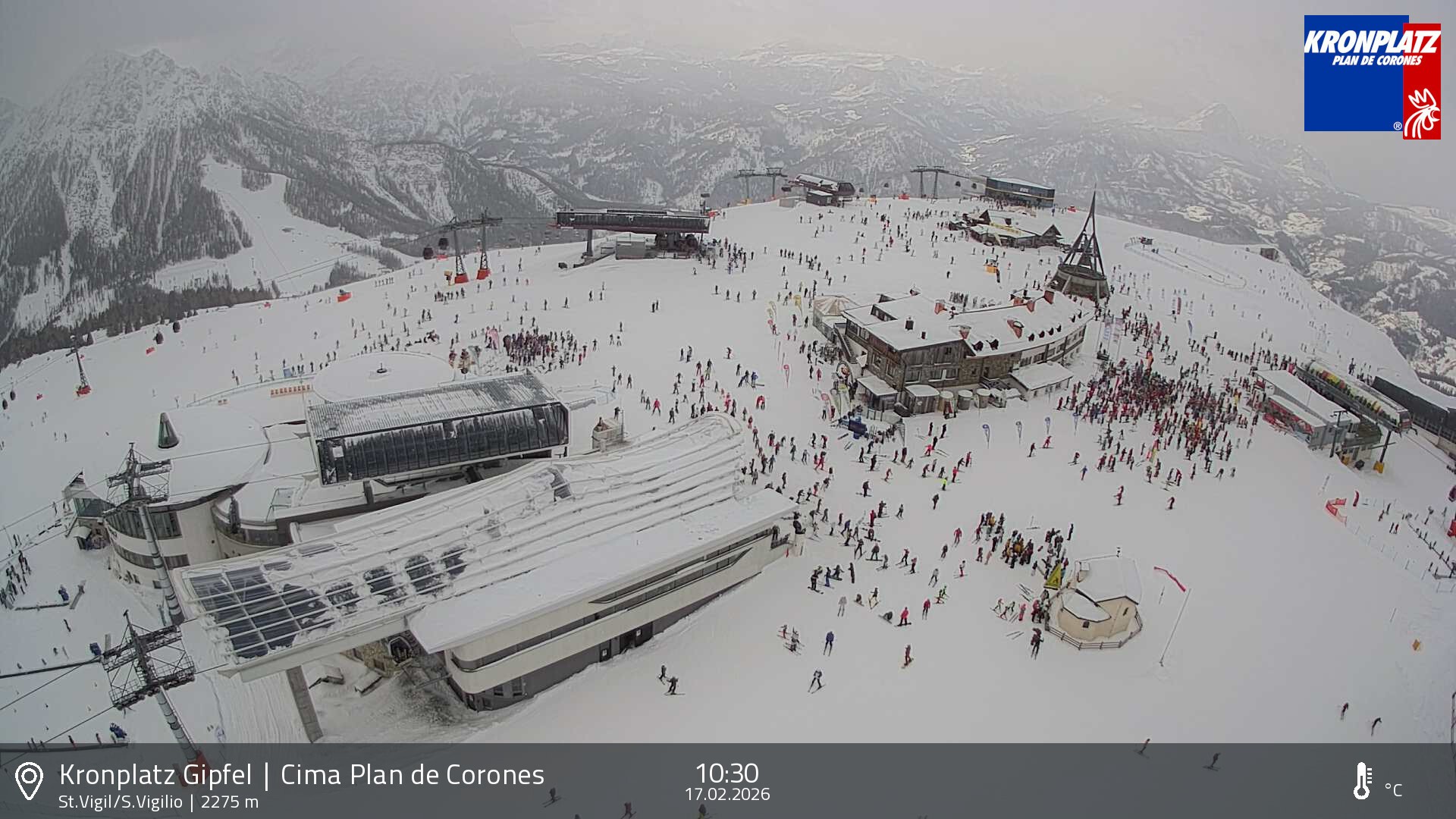 Archiv Foto Webcam Kronplatz - St. Vigil, Südtirol