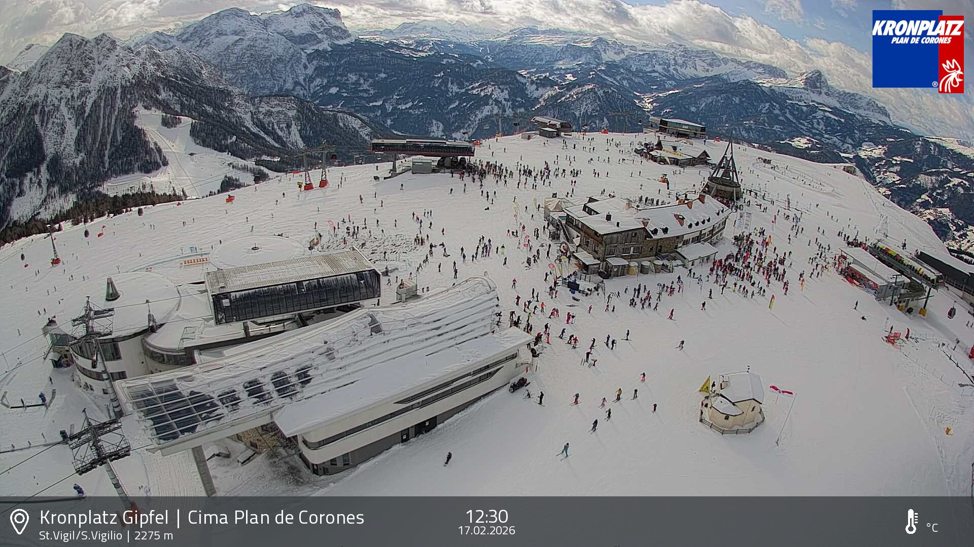 Archiv Foto Webcam Kronplatz - St. Vigil, Südtirol