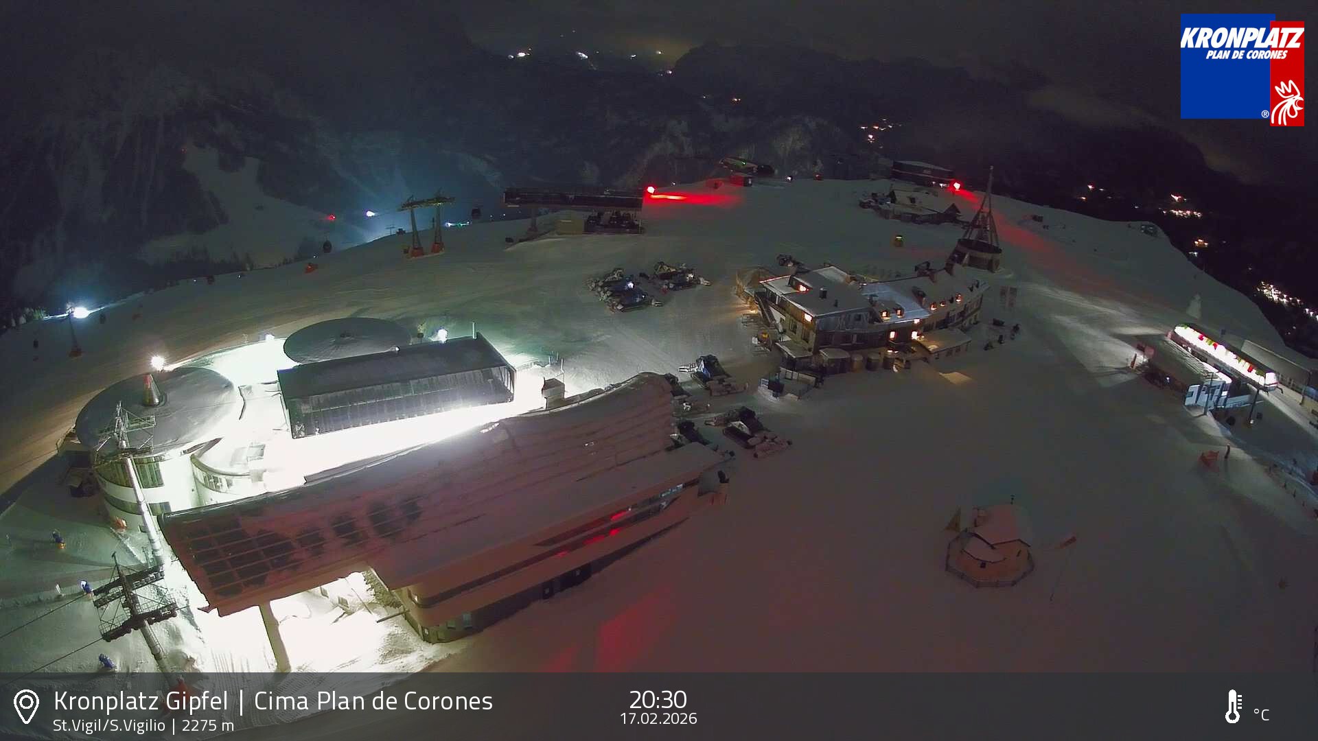 Archiv Foto Webcam Kronplatz - St. Vigil, Südtirol