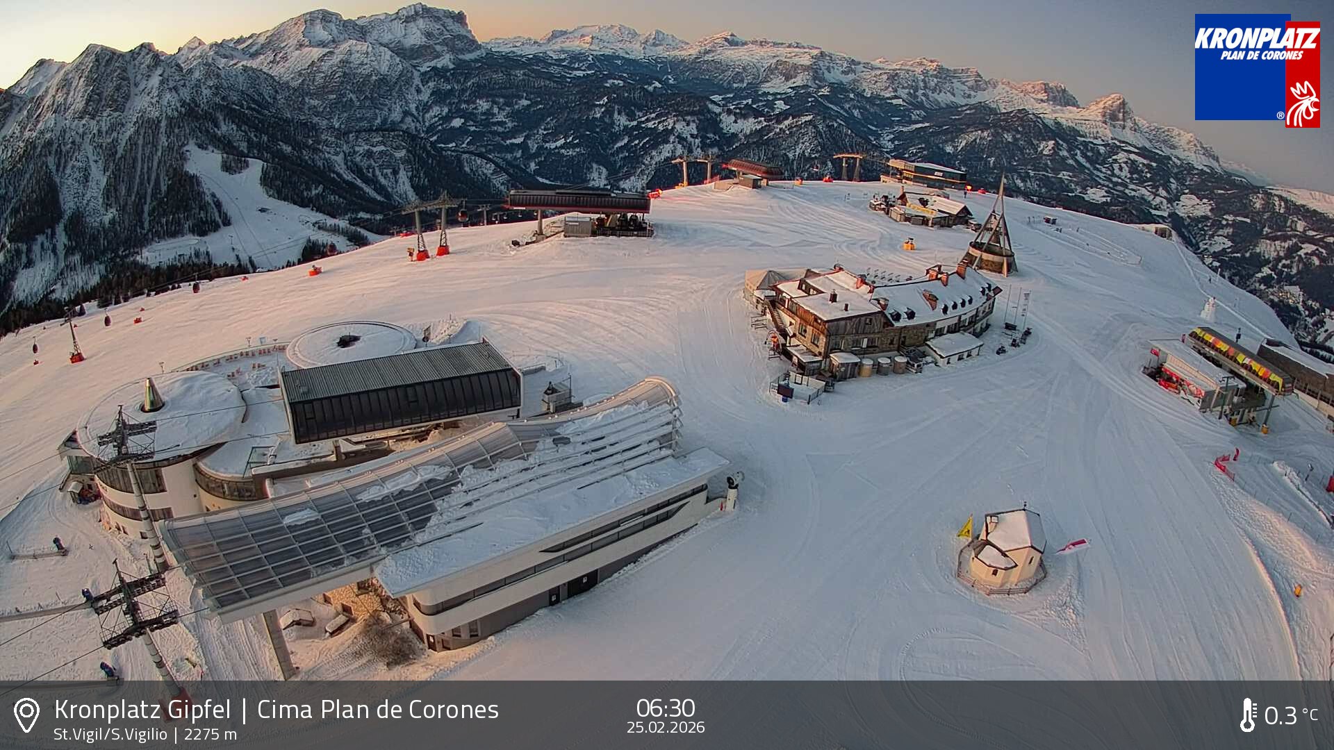 Archiv Foto Webcam Kronplatz - St. Vigil, Südtirol