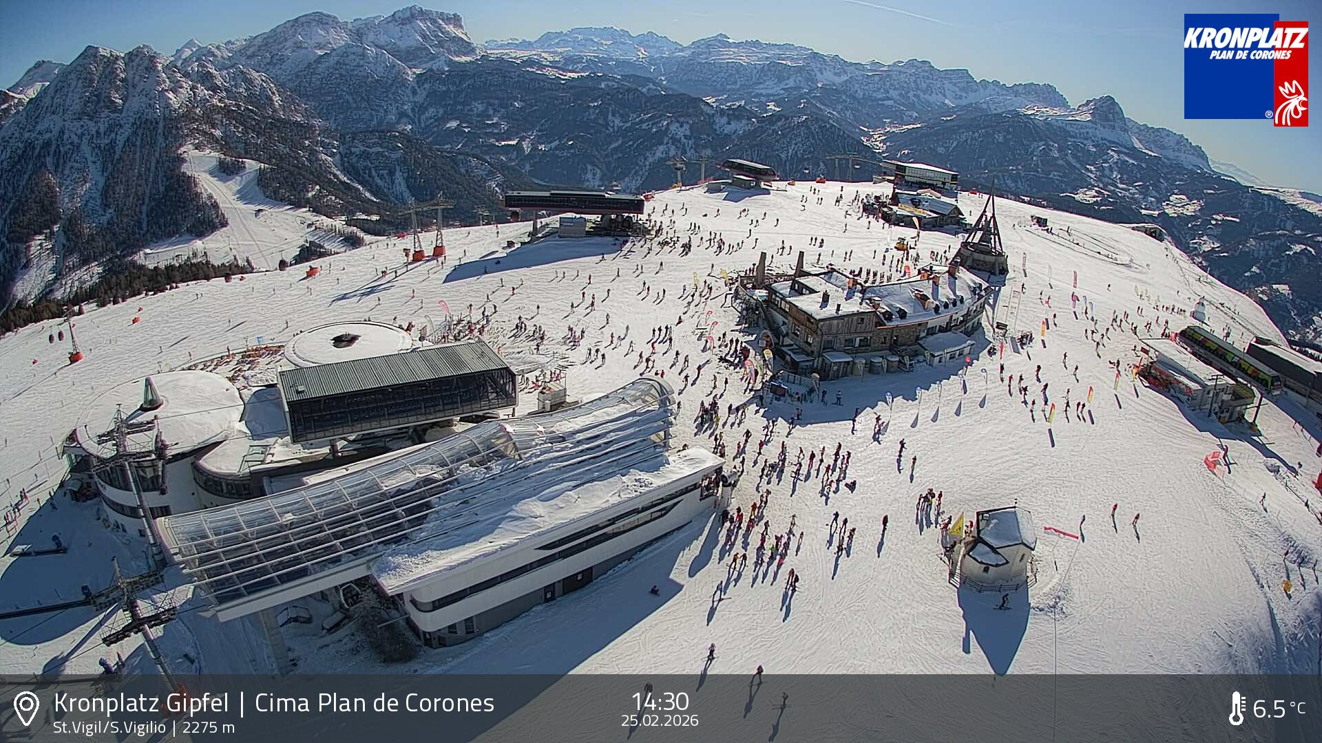 Archiv Foto Webcam Kronplatz - St. Vigil, Südtirol