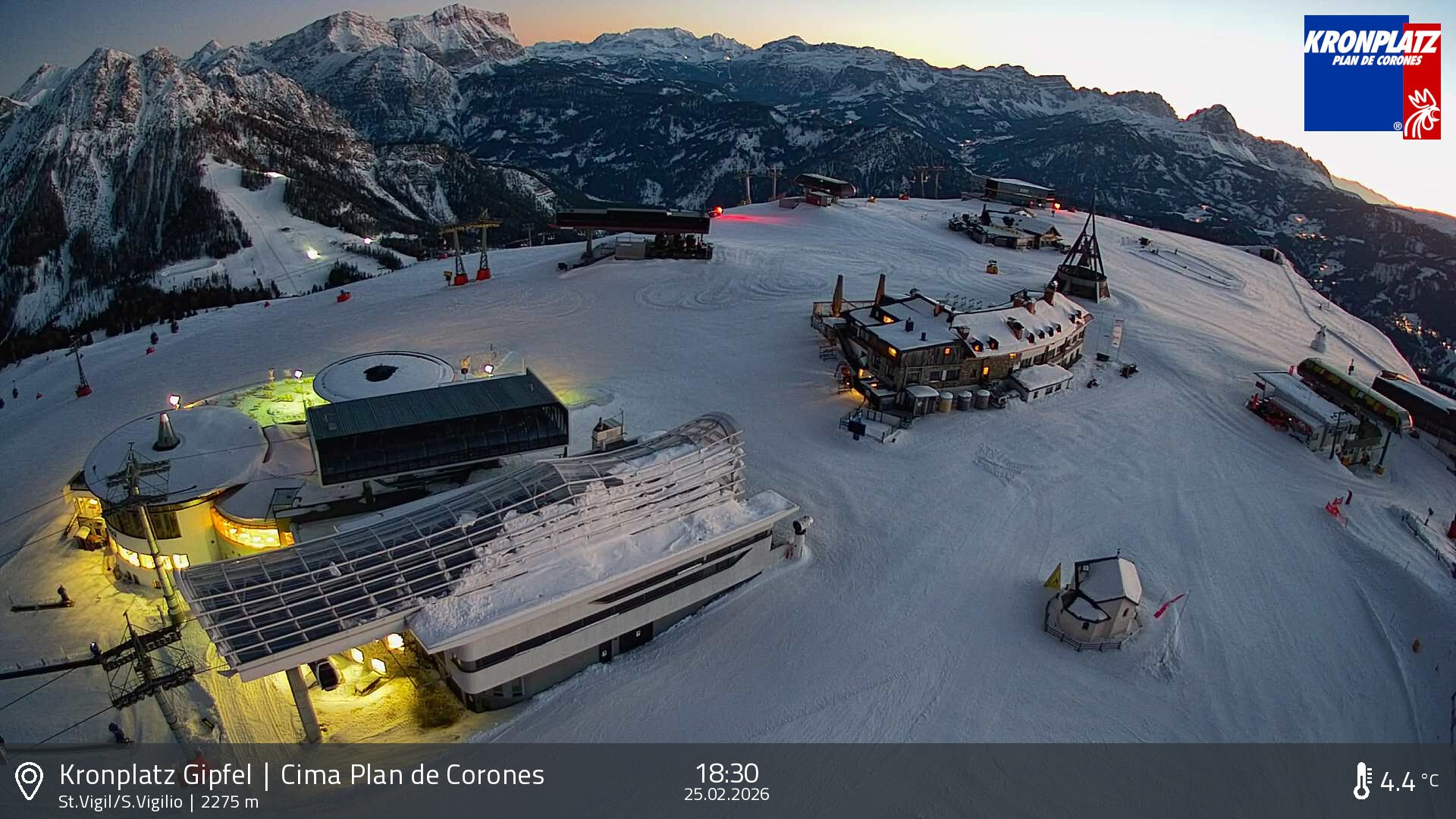 Archiv Foto Webcam Kronplatz - St. Vigil, Südtirol