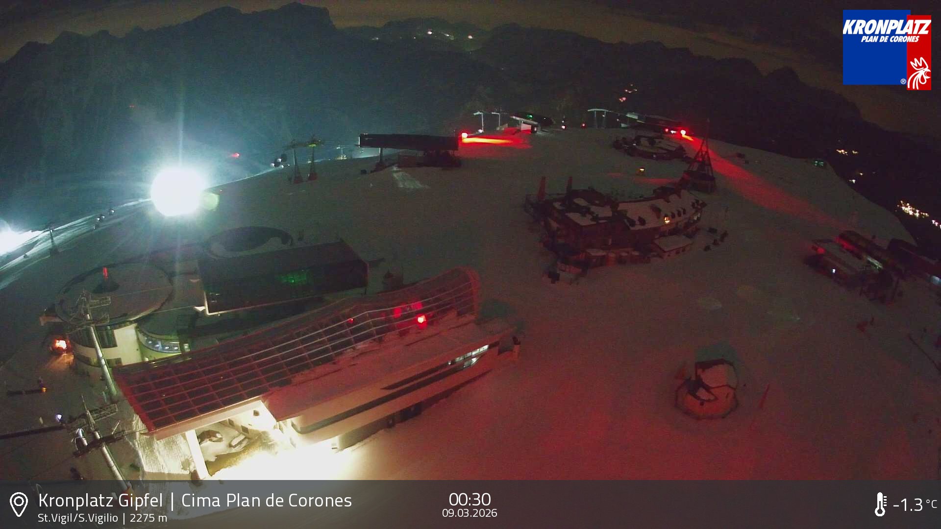 Archiv Foto Webcam Kronplatz - St. Vigil, Südtirol