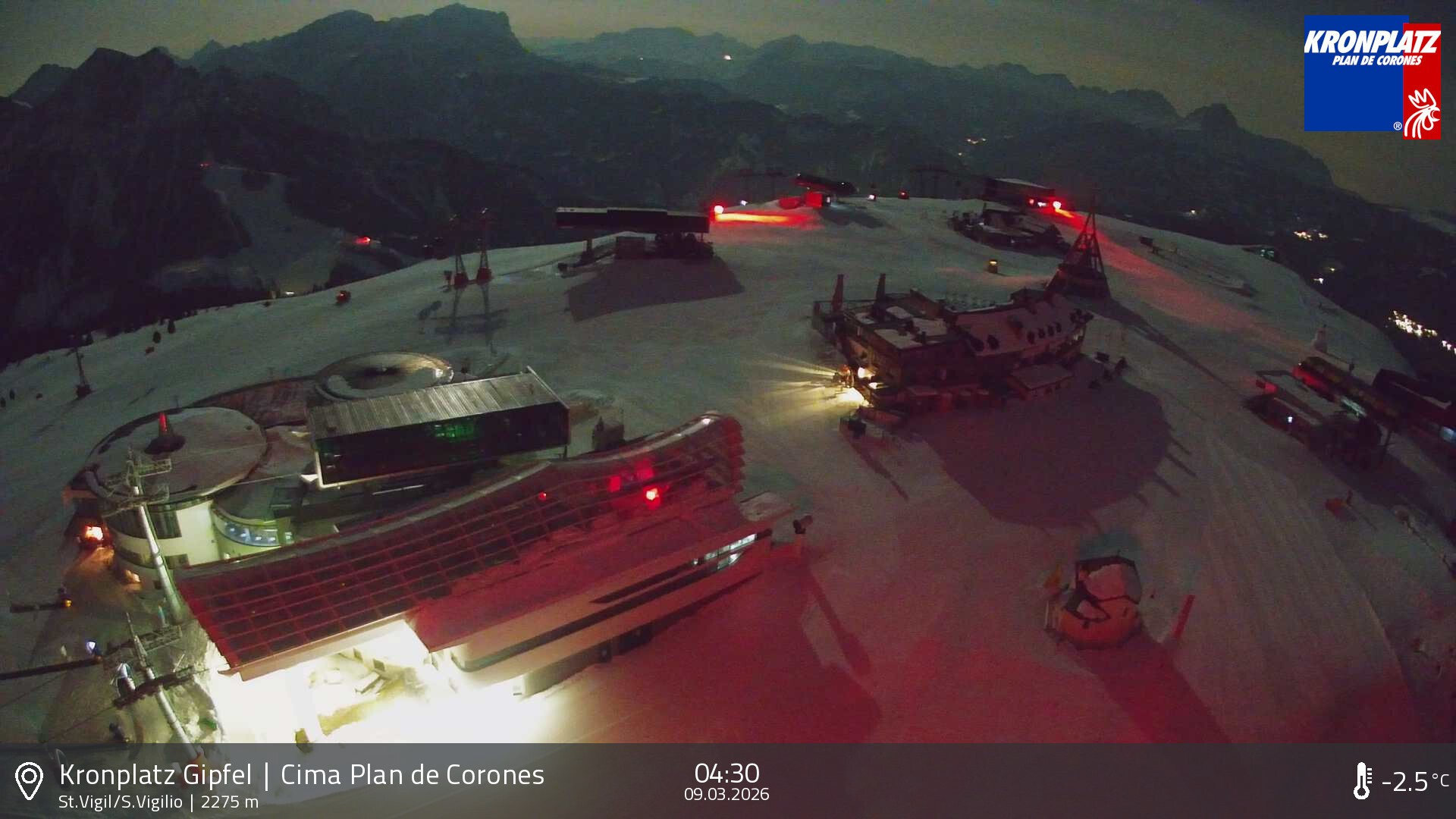 Archiv Foto Webcam Kronplatz - St. Vigil, Südtirol