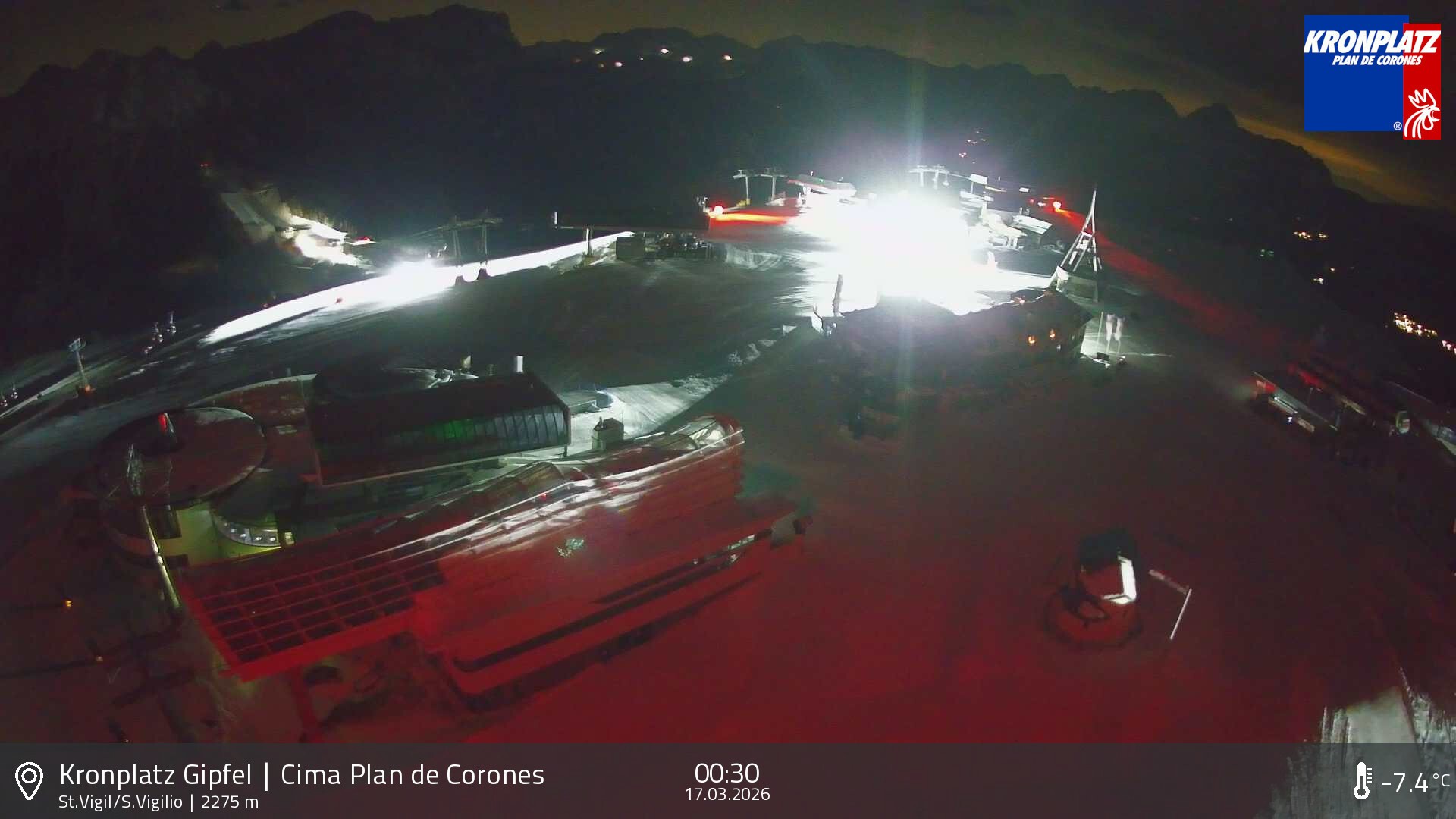 Archiv Foto Webcam Kronplatz - St. Vigil, Südtirol