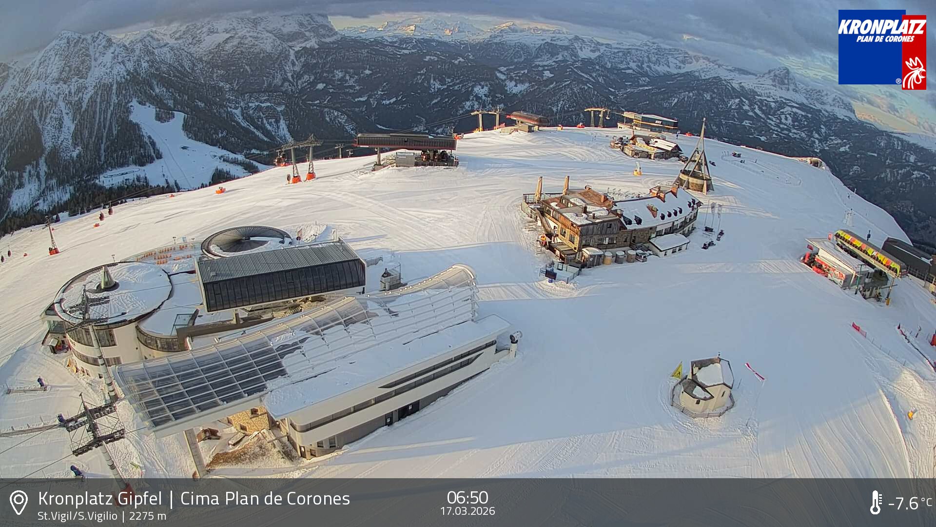 Archiv Foto Webcam Kronplatz - St. Vigil, Südtirol