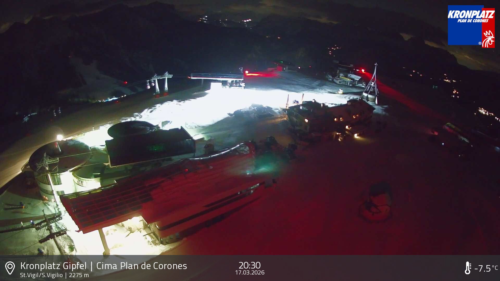 Archiv Foto Webcam Kronplatz - St. Vigil, Südtirol