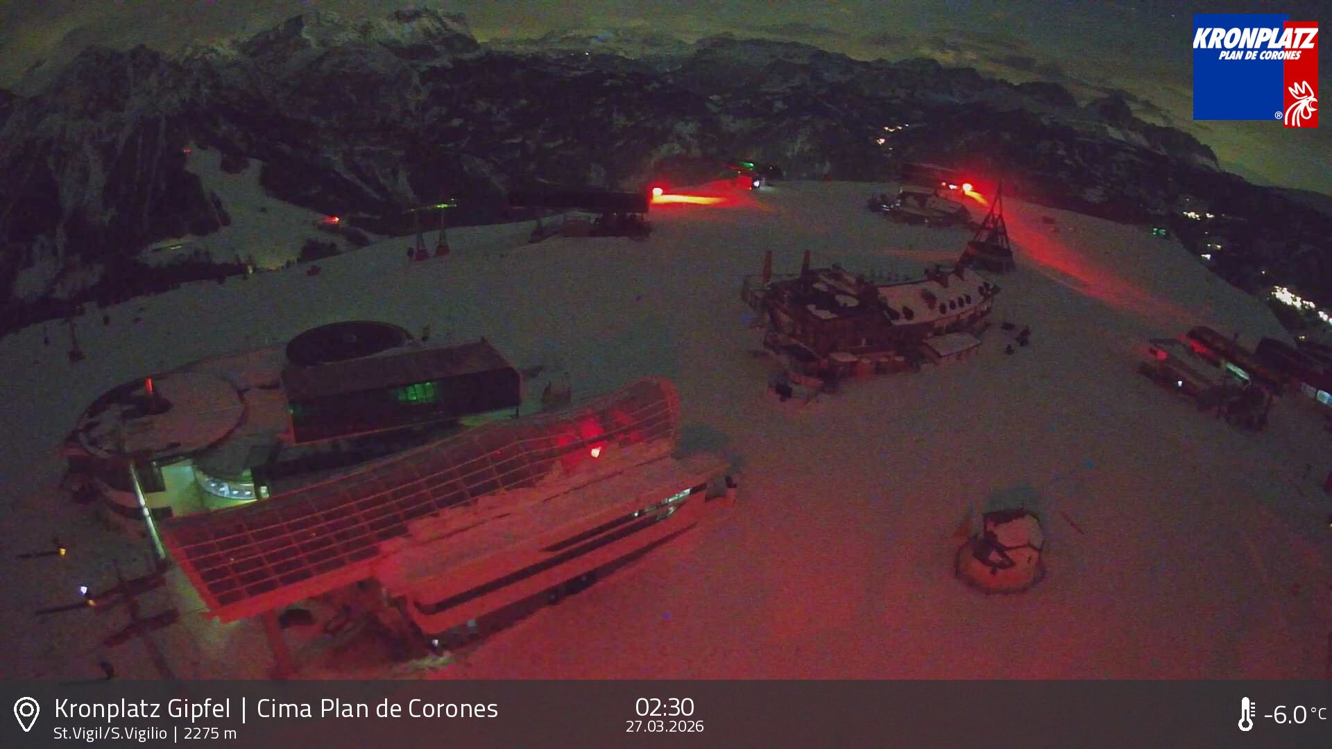 Archiv Foto Webcam Kronplatz - St. Vigil, Südtirol