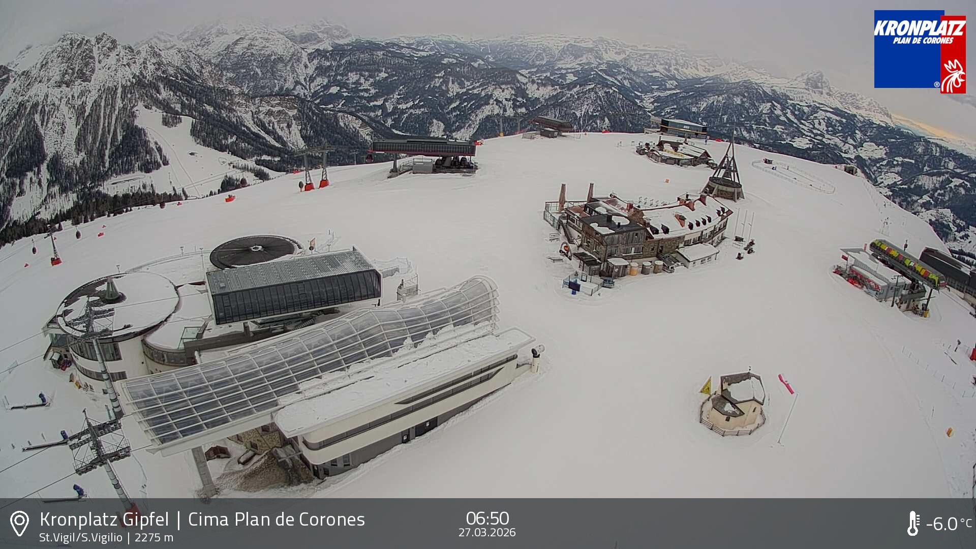 Archiv Foto Webcam Kronplatz - St. Vigil, Südtirol