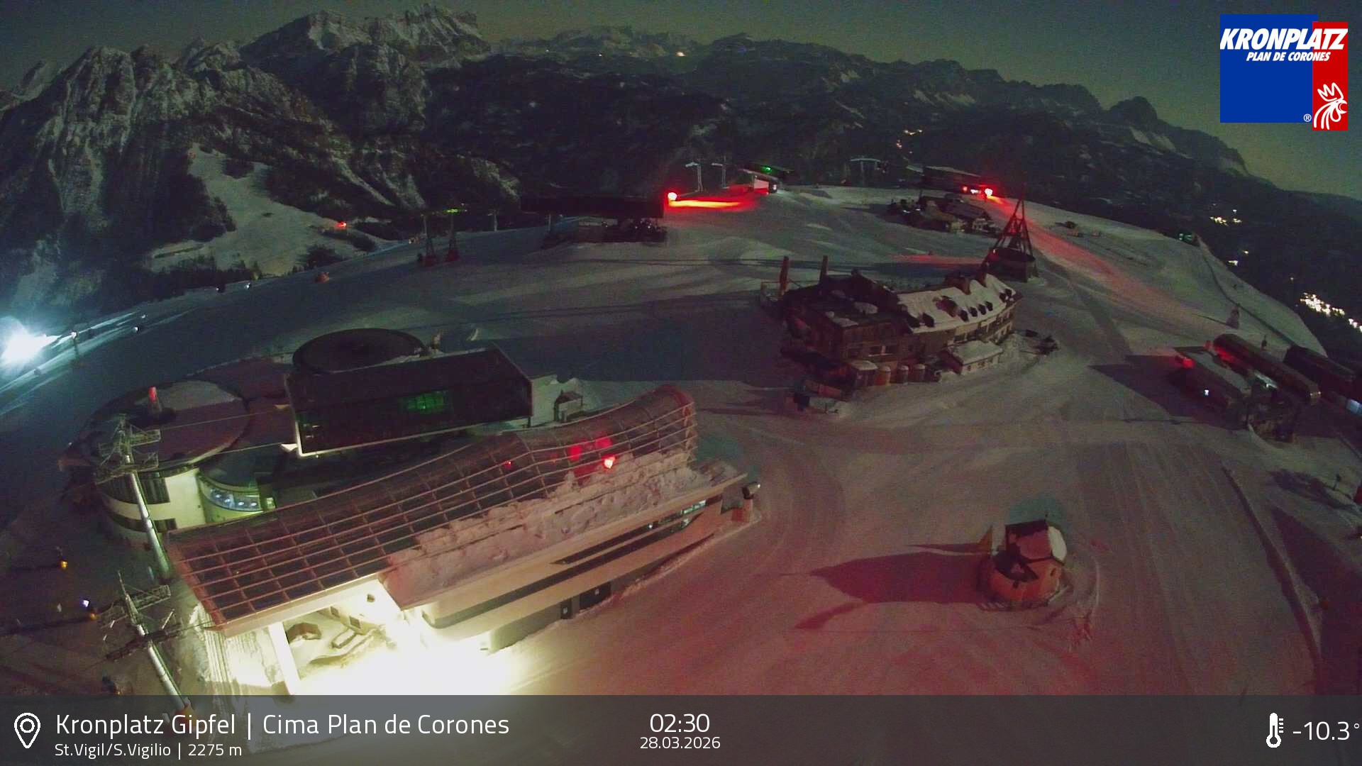 Archiv Foto Webcam Kronplatz - St. Vigil, Südtirol