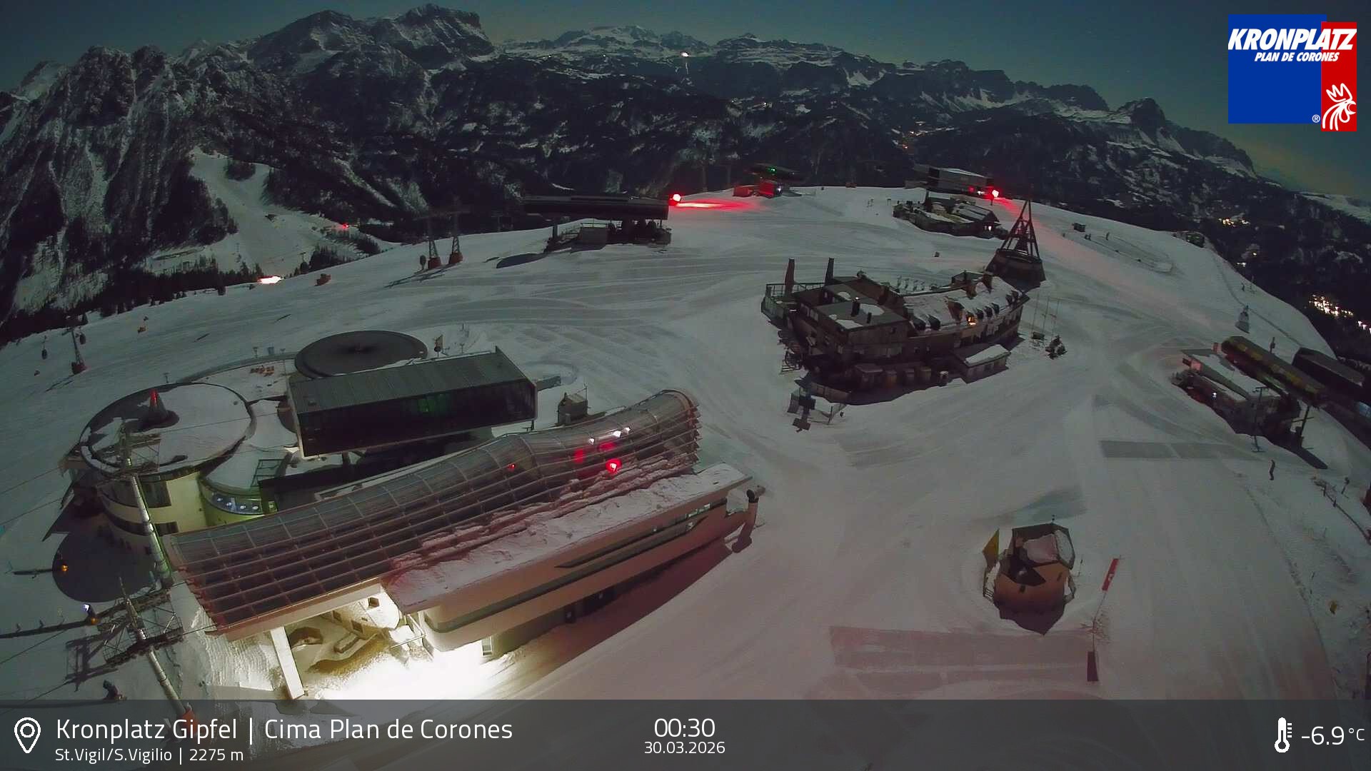 Archiv Foto Webcam Kronplatz - St. Vigil, Südtirol