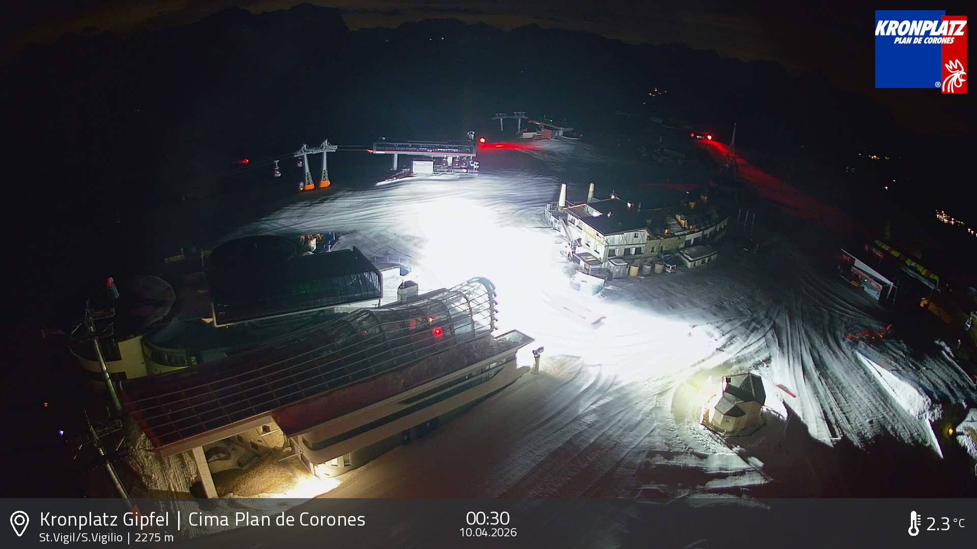 Archiv Foto Webcam Kronplatz - St. Vigil, Südtirol