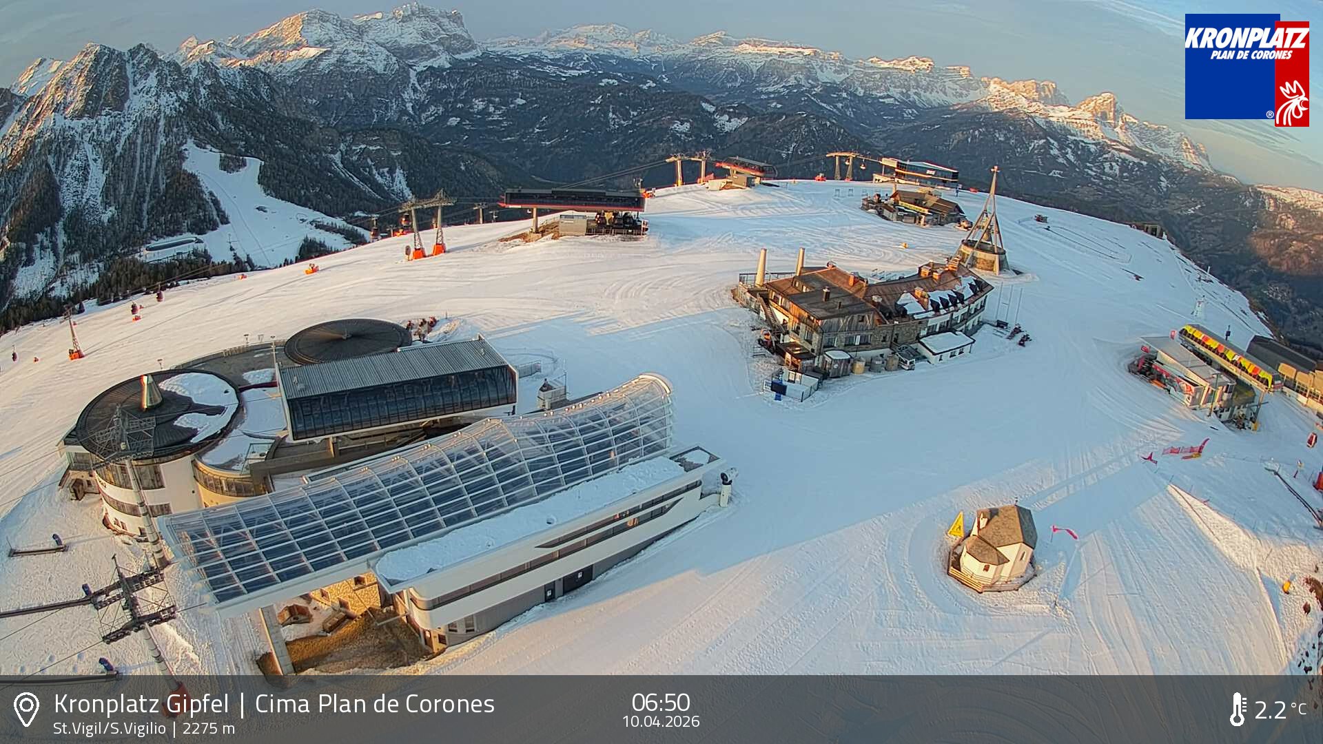 Archiv Foto Webcam Kronplatz - St. Vigil, Südtirol