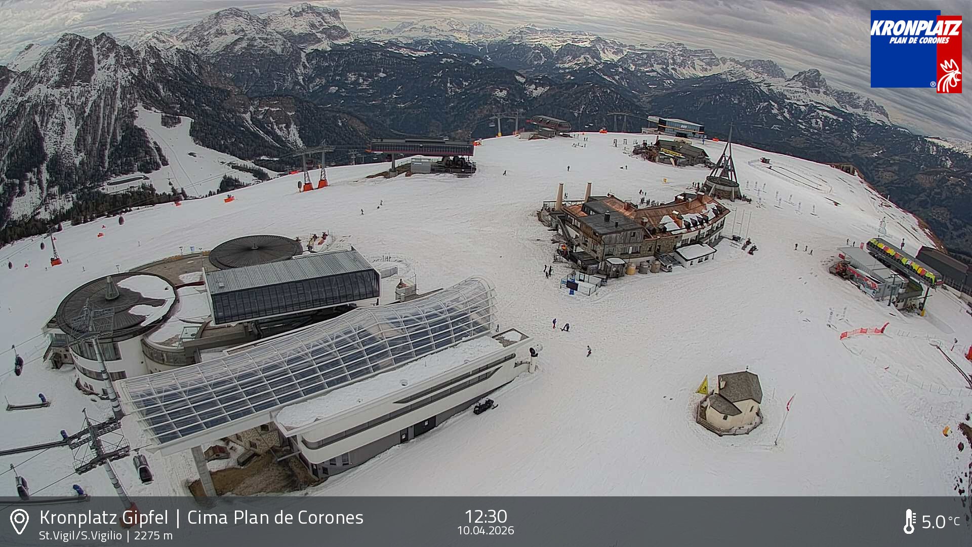 Archiv Foto Webcam Kronplatz - St. Vigil, Südtirol