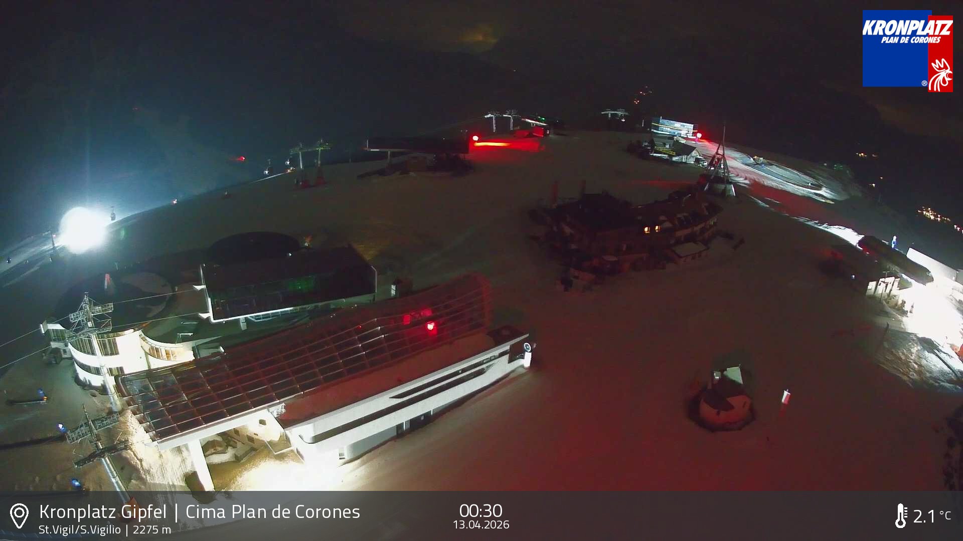 Archiv Foto Webcam Kronplatz - St. Vigil, Südtirol