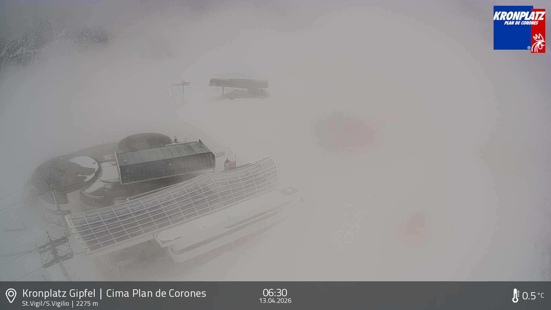 Archiv Foto Webcam Kronplatz - St. Vigil, Südtirol