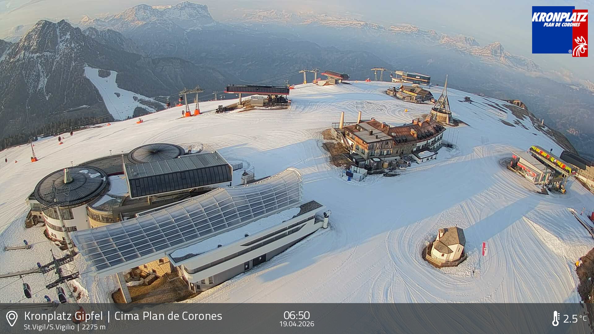 Archiv Foto Webcam Kronplatz - St. Vigil, Südtirol