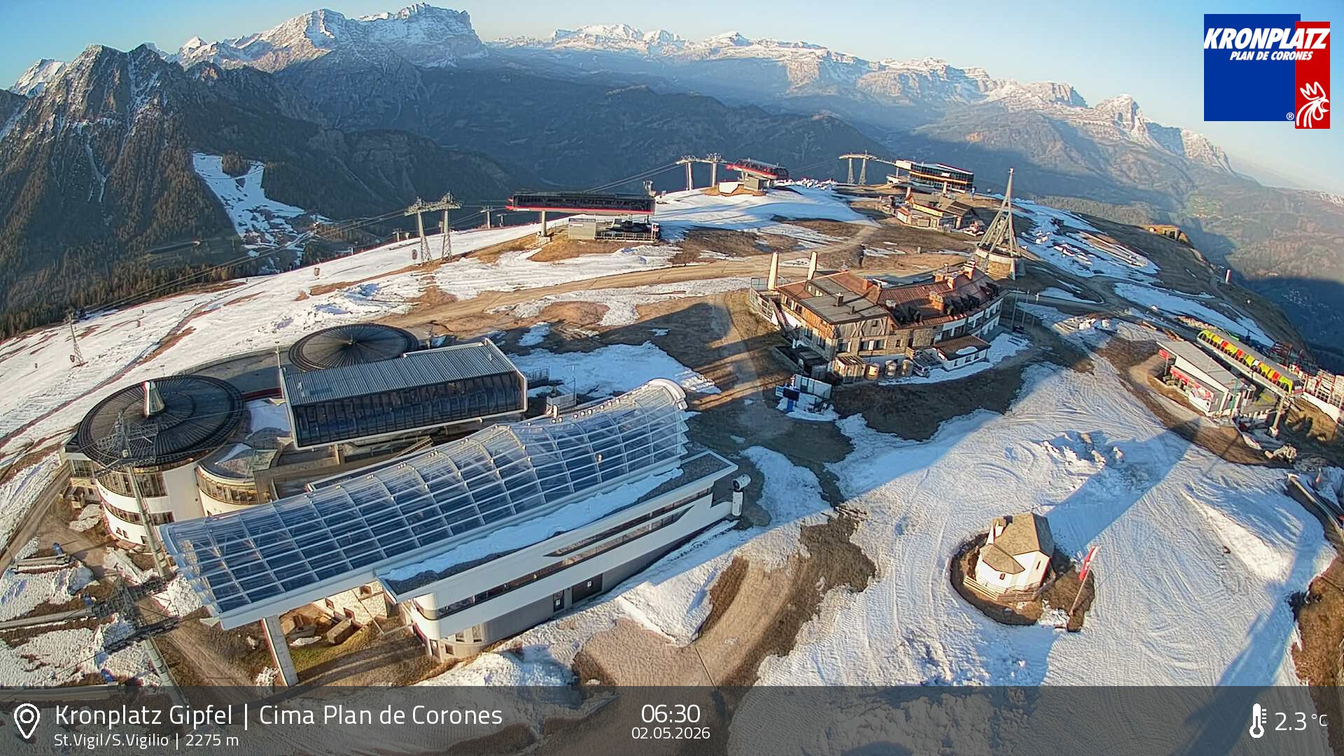 Archiv Foto Webcam Kronplatz - St. Vigil, Südtirol