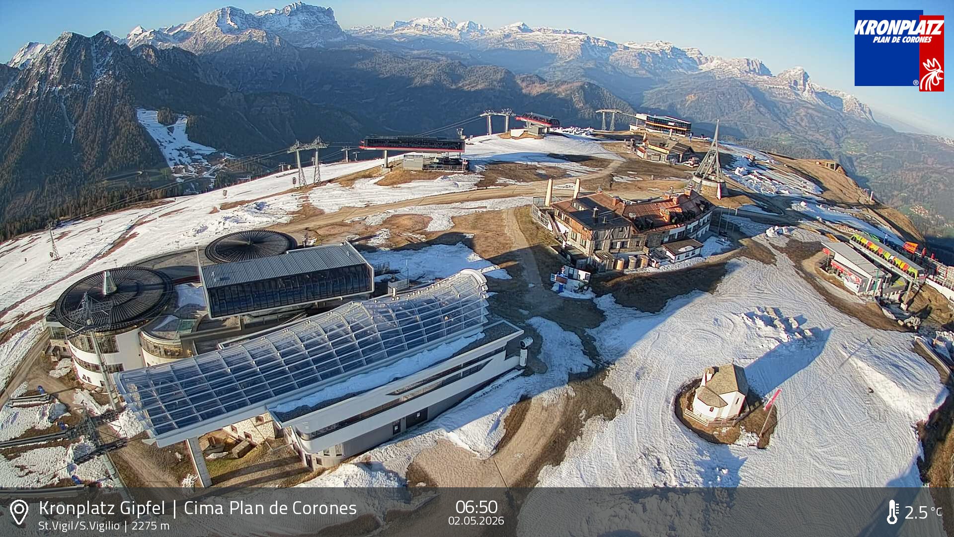Archiv Foto Webcam Kronplatz - St. Vigil, Südtirol