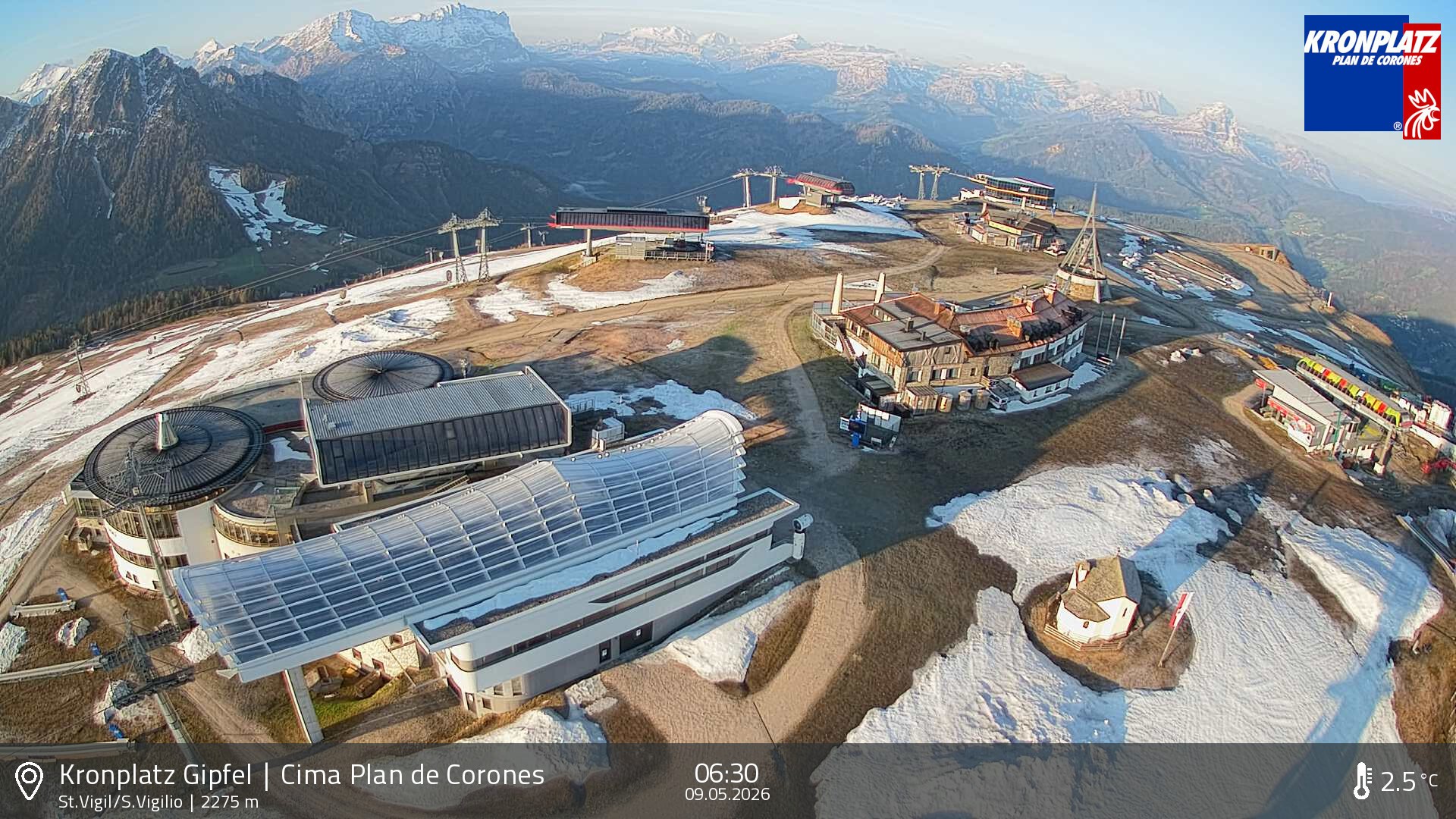 Archiv Foto Webcam Kronplatz - St. Vigil, Südtirol