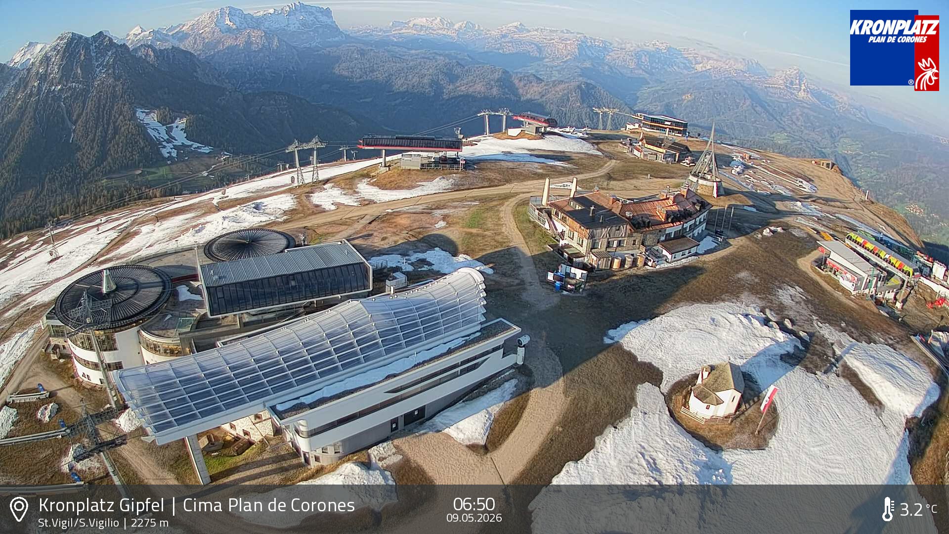 Archiv Foto Webcam Kronplatz - St. Vigil, Südtirol