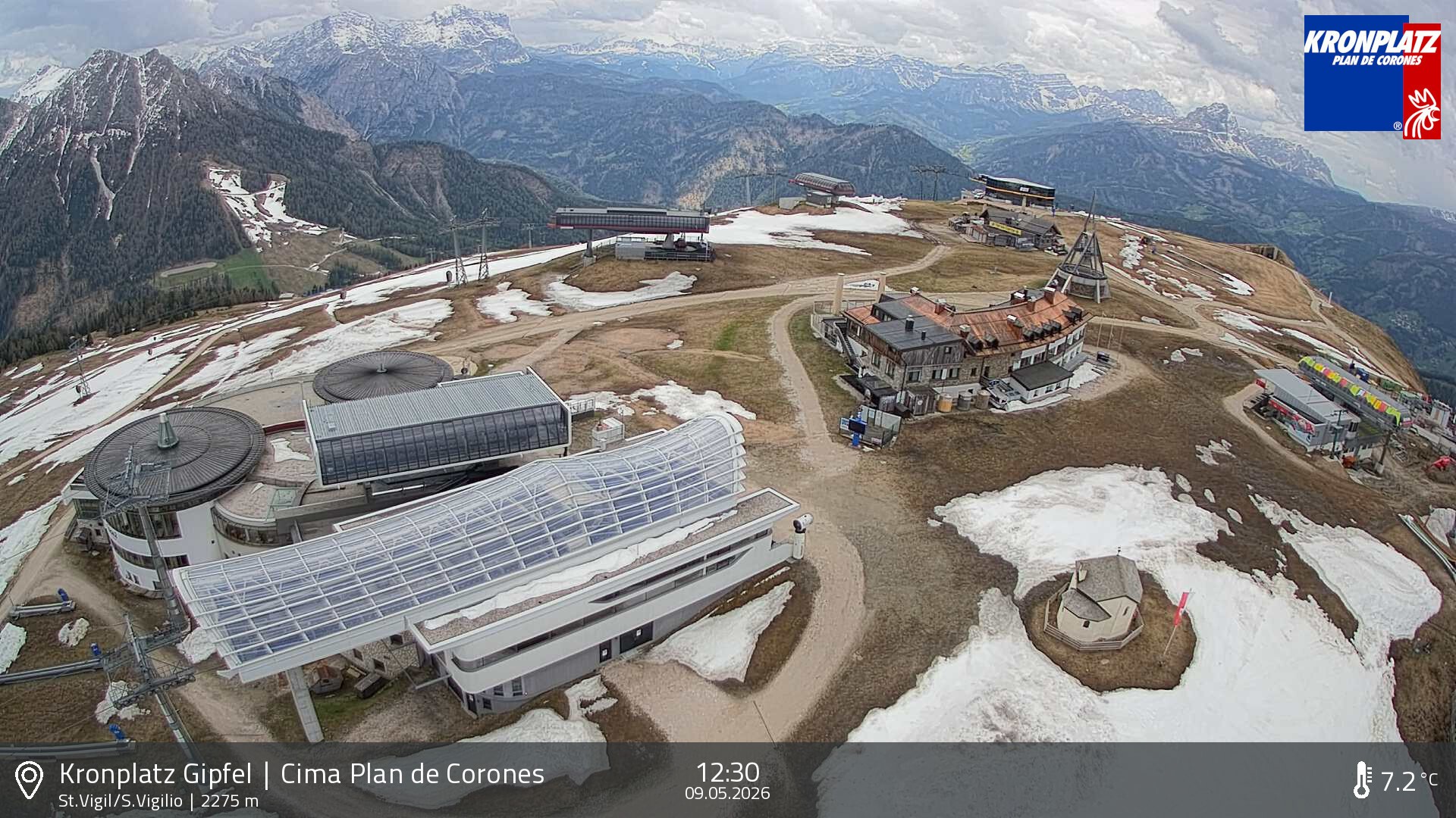 Archiv Foto Webcam Kronplatz - St. Vigil, Südtirol