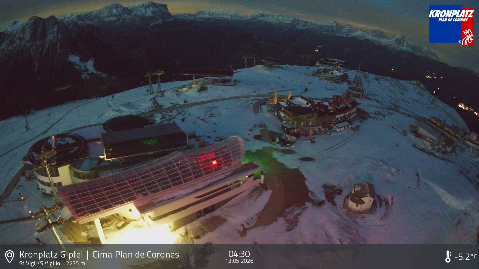 Archiv Foto Webcam Kronplatz - St. Vigil, Südtirol