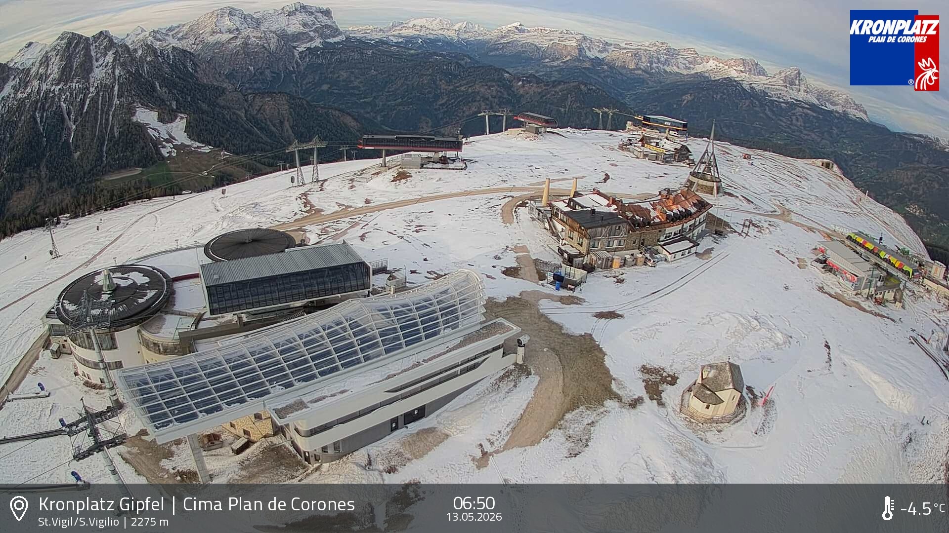 Archiv Foto Webcam Kronplatz - St. Vigil, Südtirol