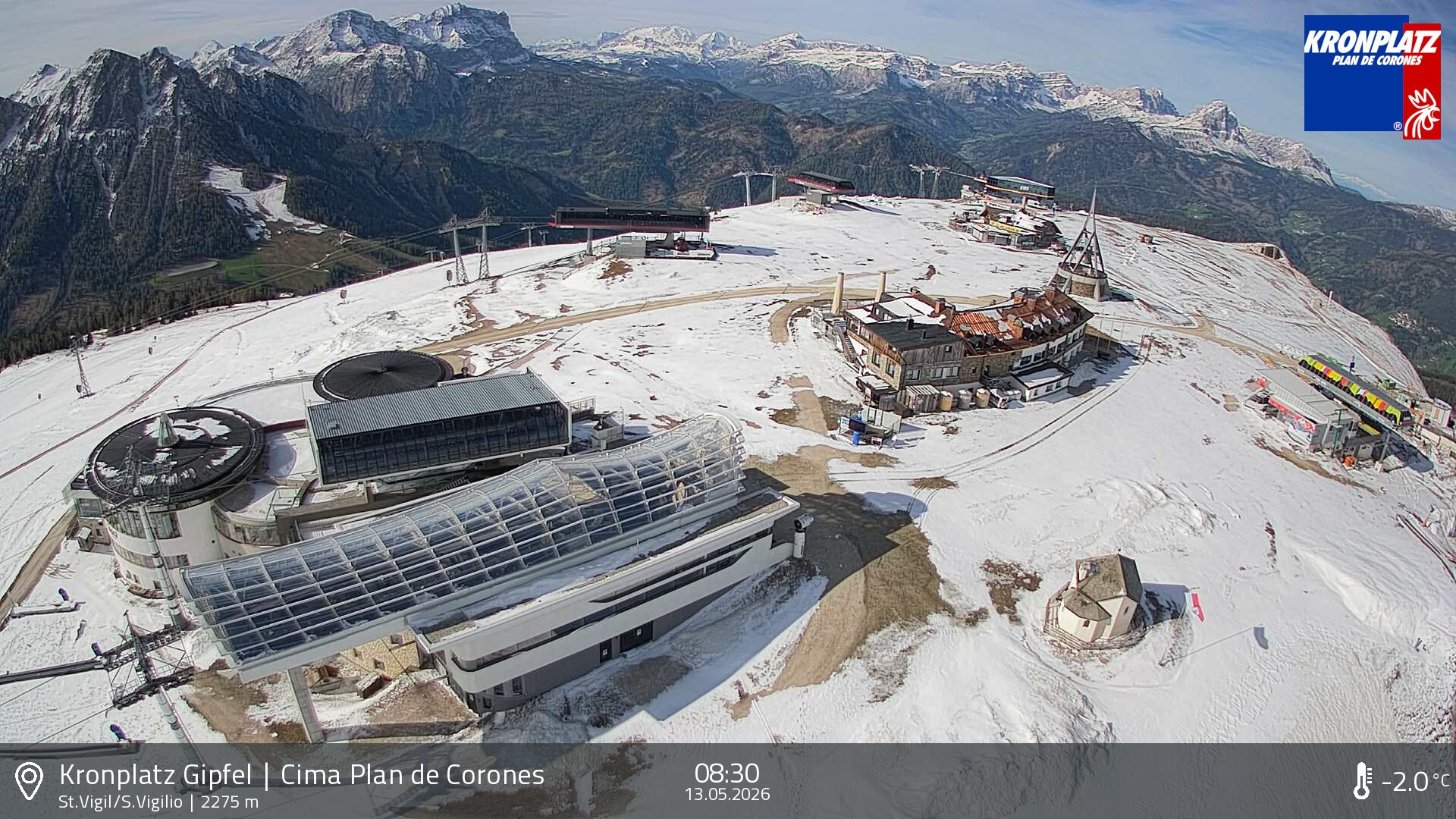Archiv Foto Webcam Kronplatz - St. Vigil, Südtirol