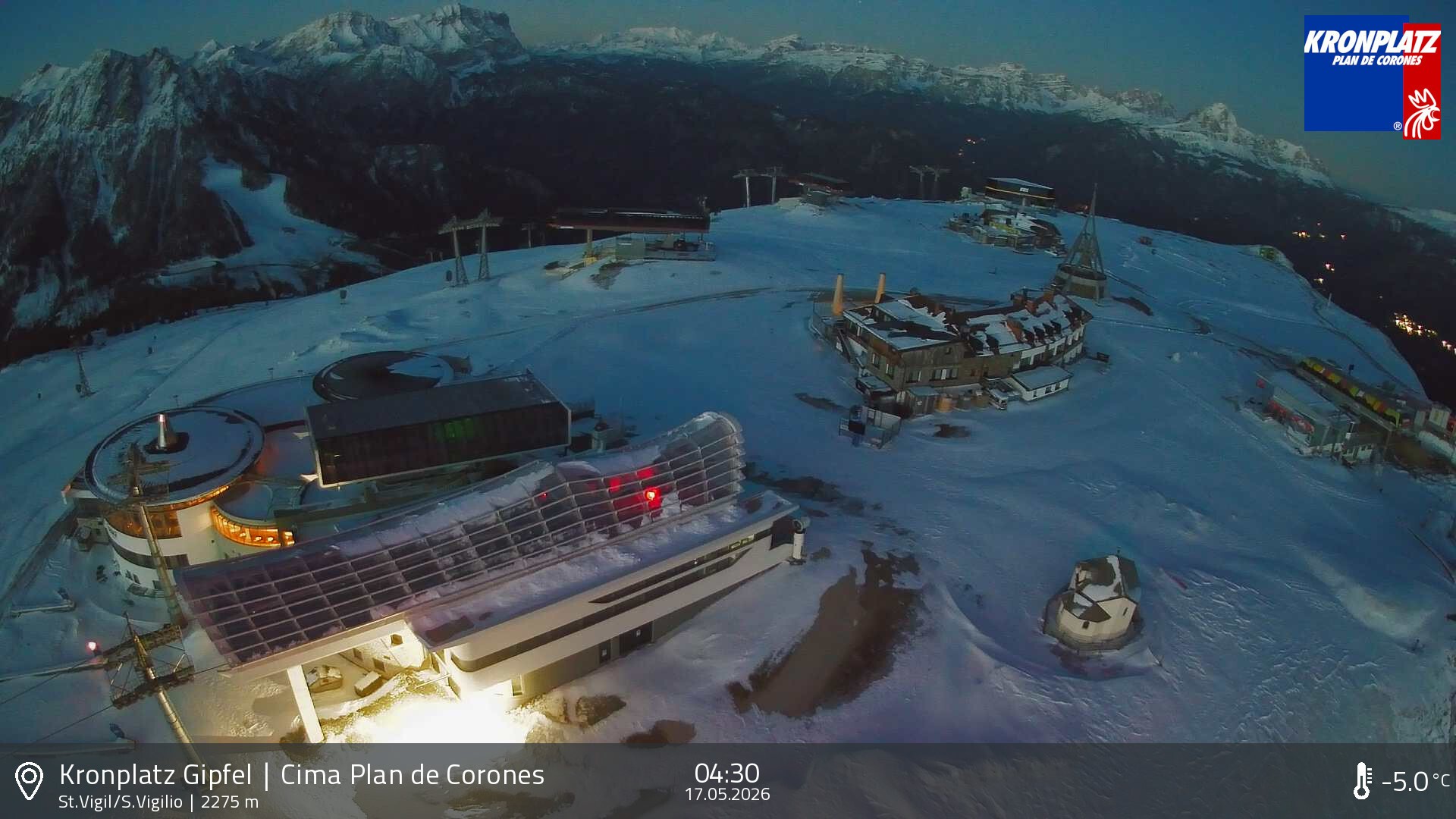 Archiv Foto Webcam Kronplatz - St. Vigil, Südtirol